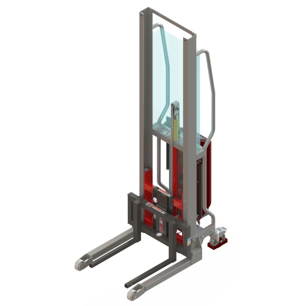 Gerbeur Levfix à levée électrique avec fourches coulissantes 200 kg - FIMM - 855000970