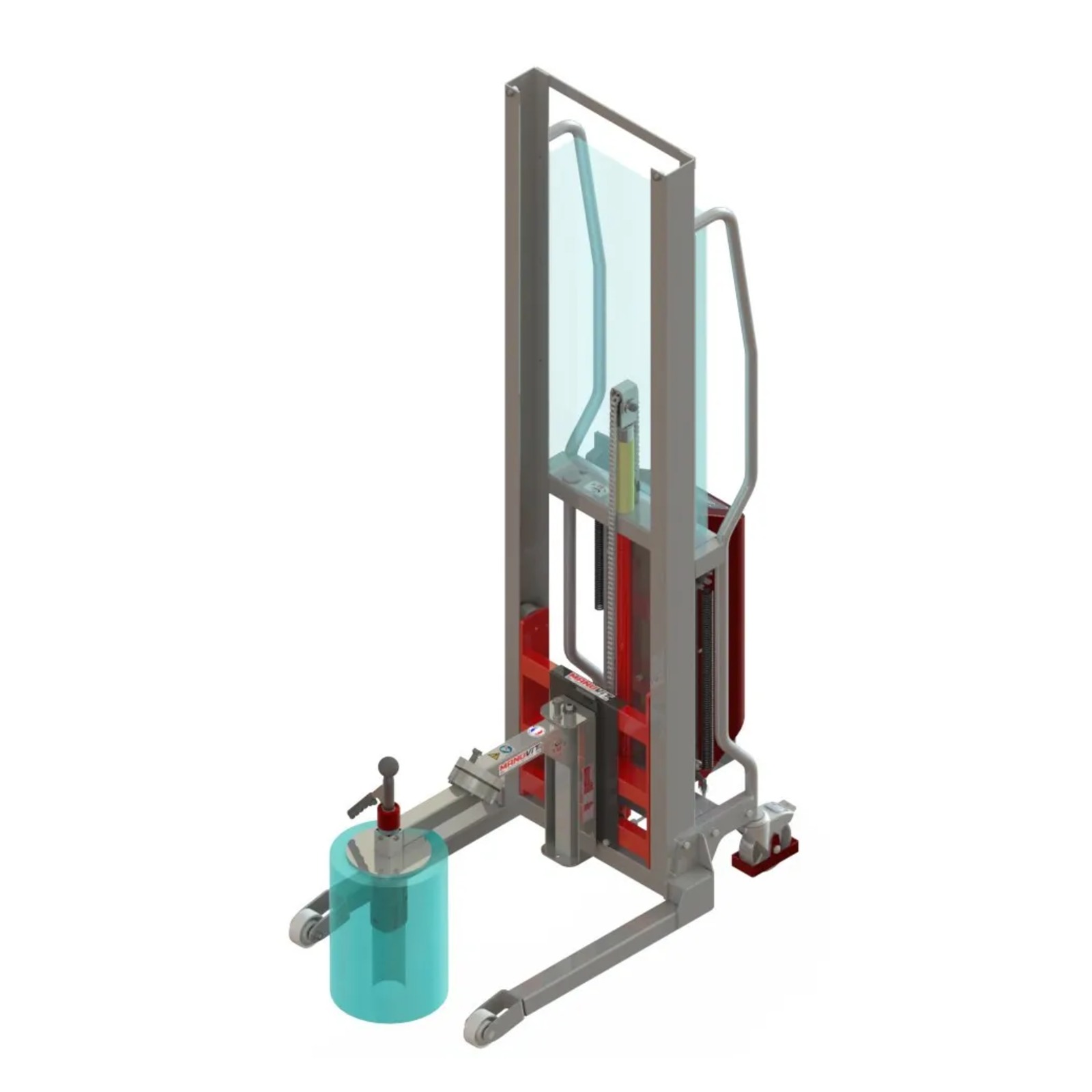 Gerbeur Levfix à levée électrique avec retourneur de bobines 80 kg - FIMM - 855000971