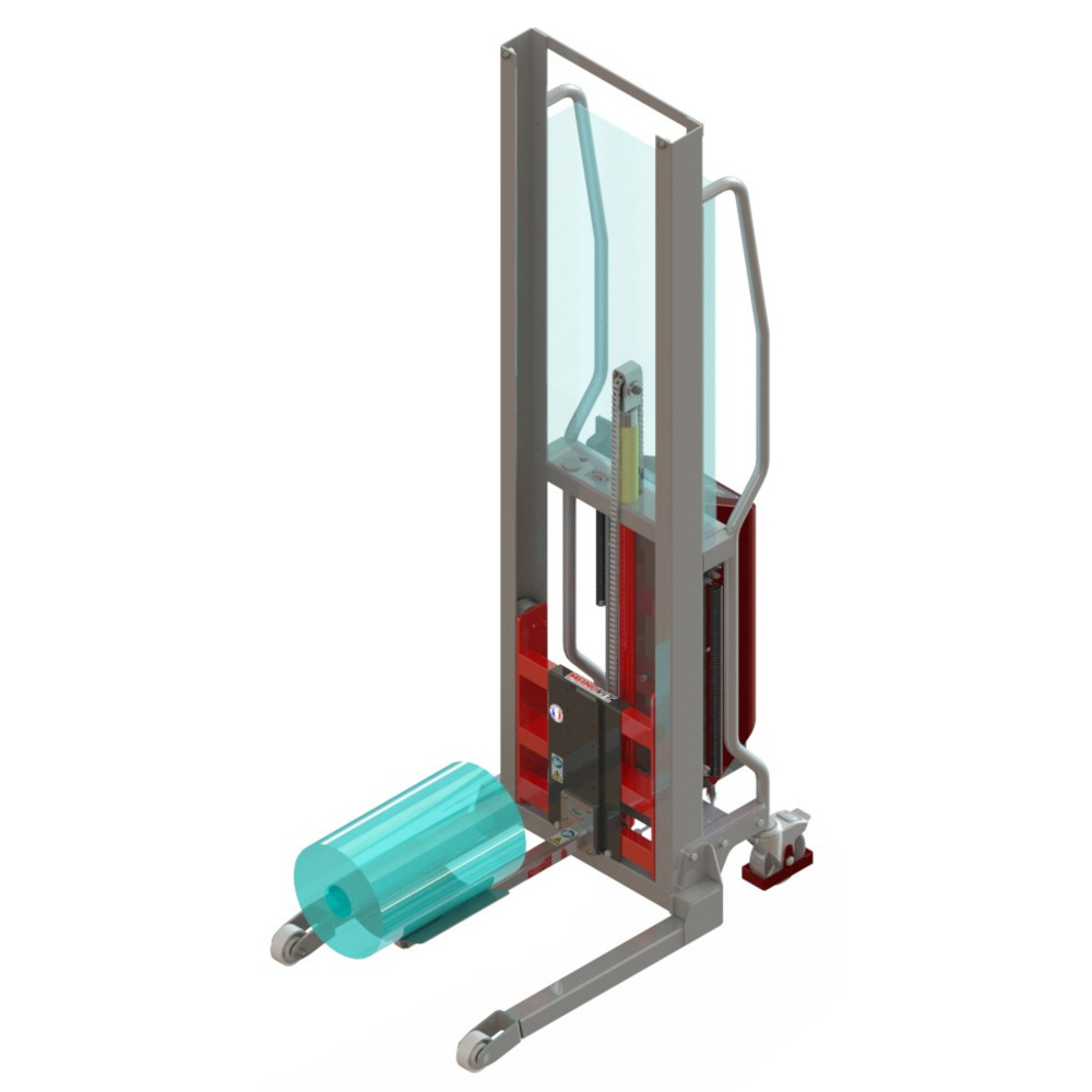 Gerbeur Levfix à levée électrique avec éperon à galet avec plateau V 100 kg - FIMM - 855000972