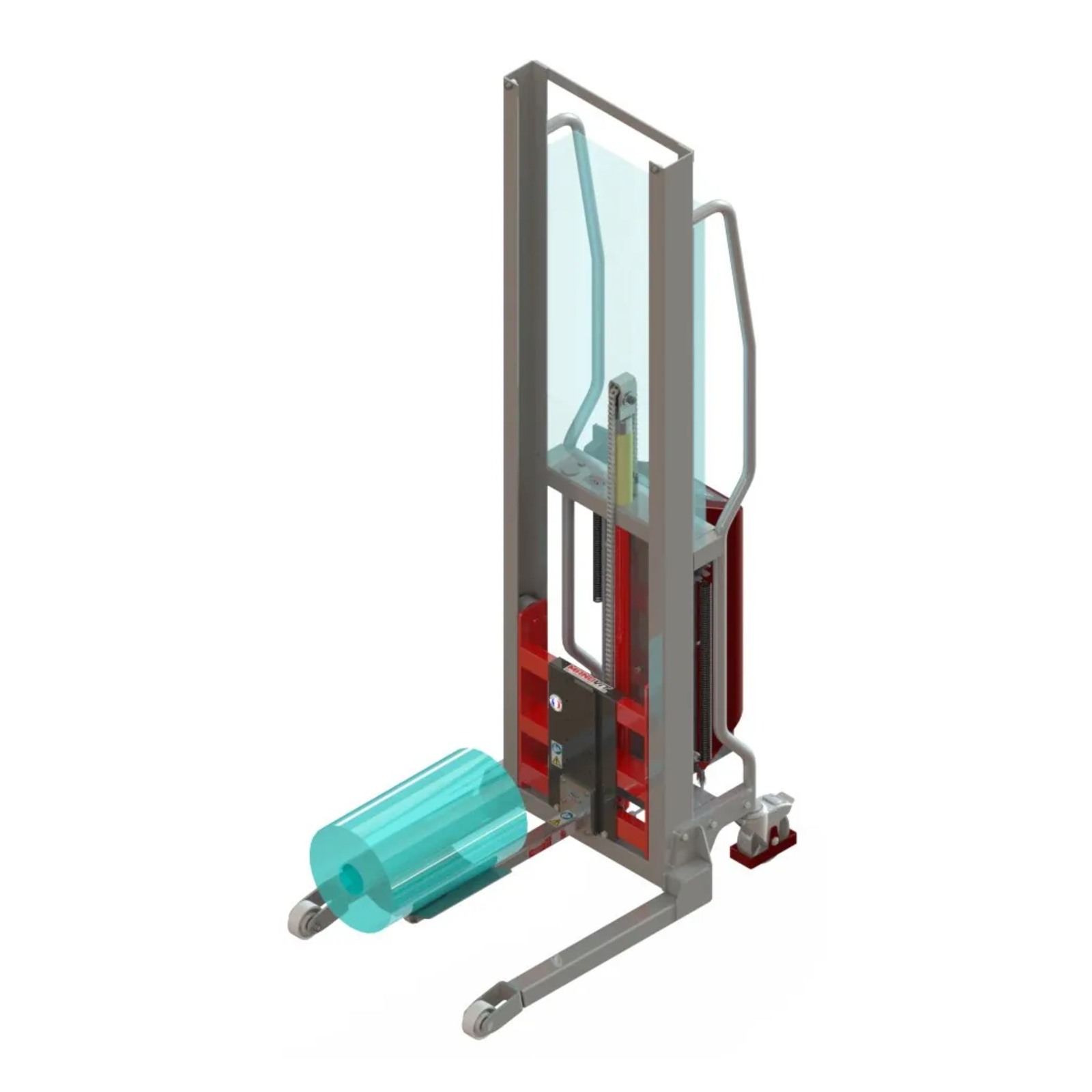 Gerbeur Levfix à levée électrique avec éperon à galet avec plateau V 100 kg - FIMM - 855000972