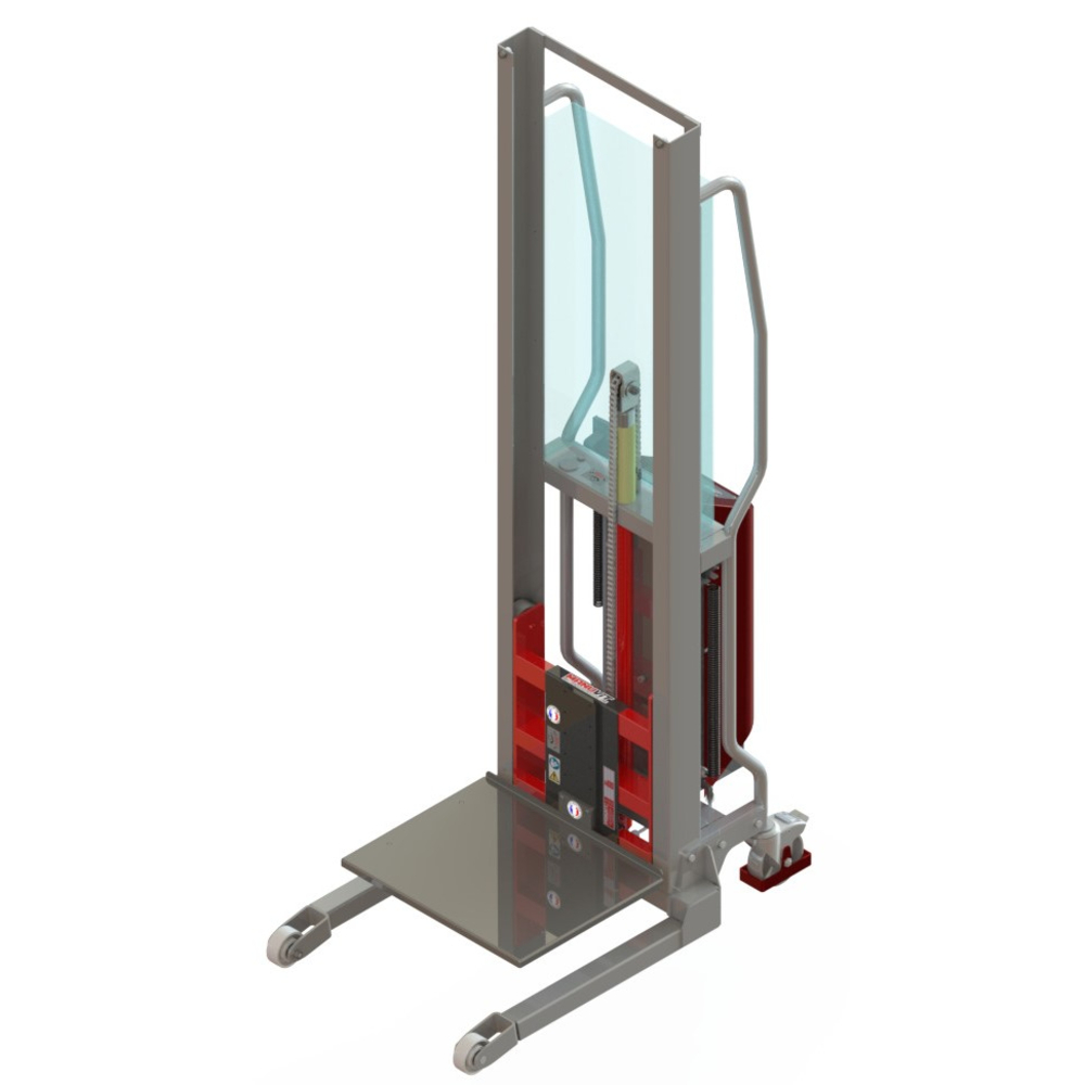 Gerbeur Levfix à levée électrique avec plateau simple inox 100 kg - FIMM - 855000973