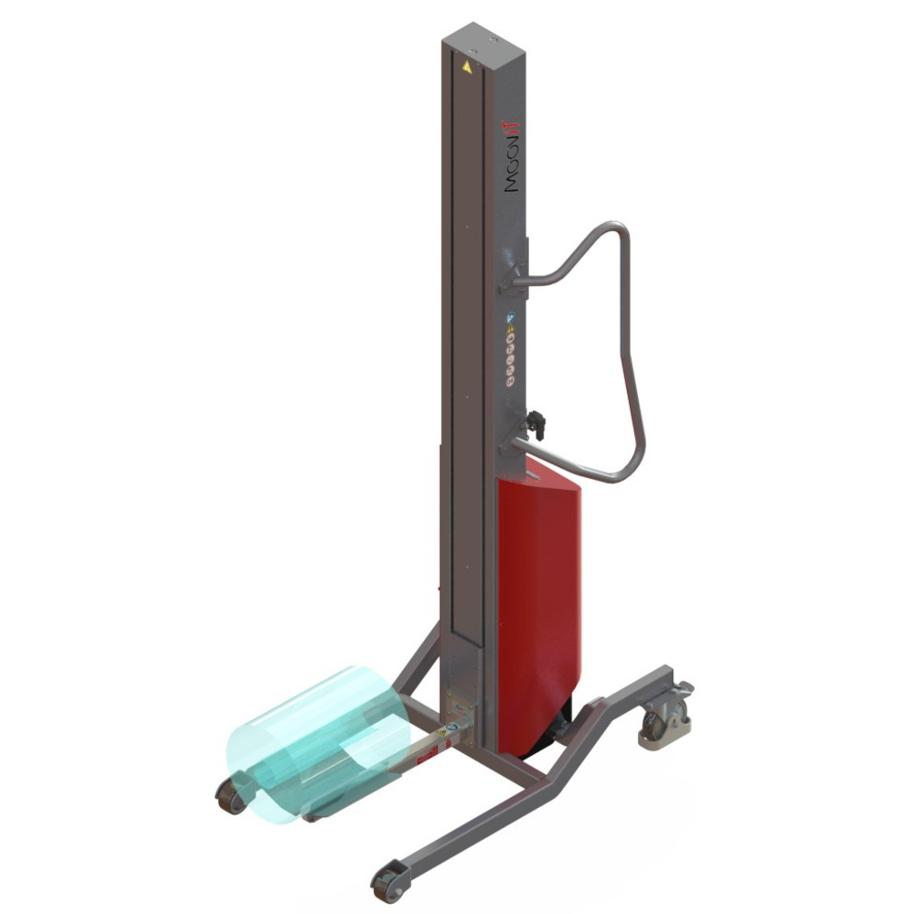 Gerbeur Moovit à levée électrique avec éperon à galet et plateau en V - 100 kg - FIMM - 855000974