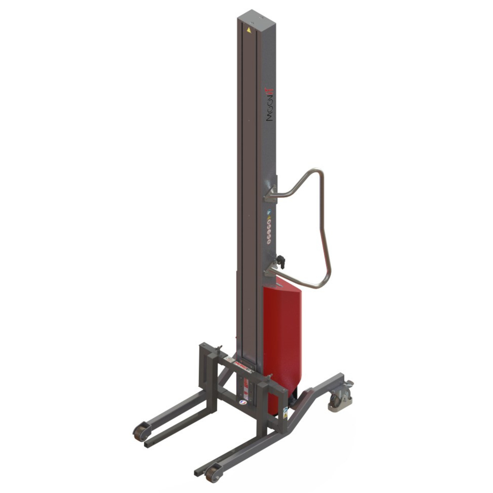 Gerbeur Moovit à levée électrique avec fourches coulissantes - 150 kg - FIMM - 855000978