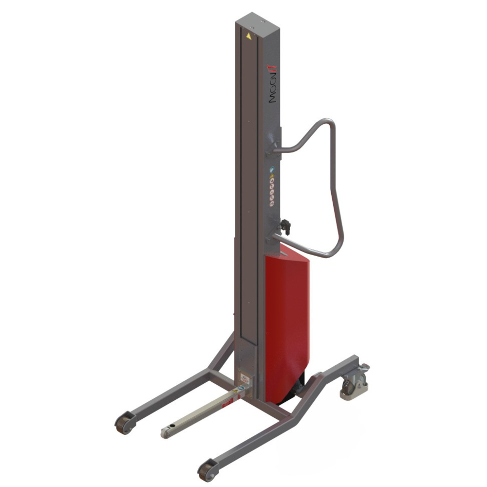 Gerbeur Moovit à levée électrique avec éperon à galet - 200 kg - FIMM - 855000980