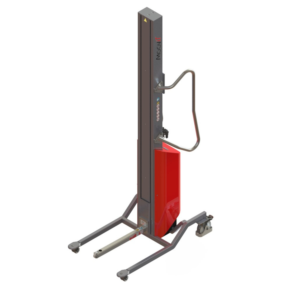 Gerbeur Moovit à levée électrique avec éperon à galet - 80 kg - FIMM - 855000981