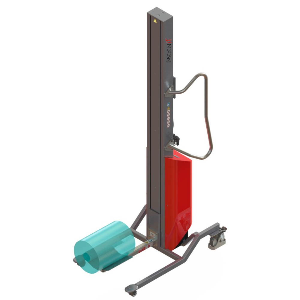 Gerbeur Moovit à levée électrique avec éperon à galet et plateau en V - 80 kg - FIMM - 855000982