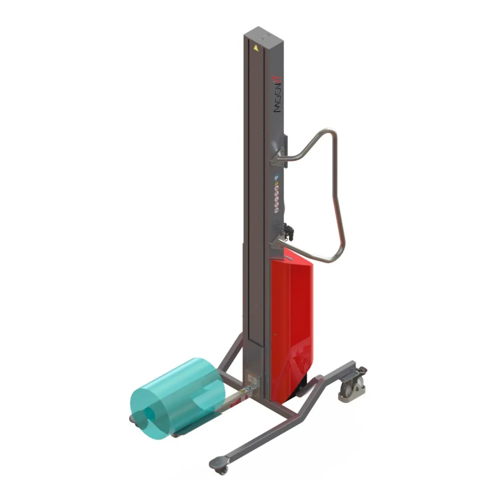 Gerbeur Moovit à levée électrique avec éperon à galet et plateau en V - 80 kg - FIMM - 855000982