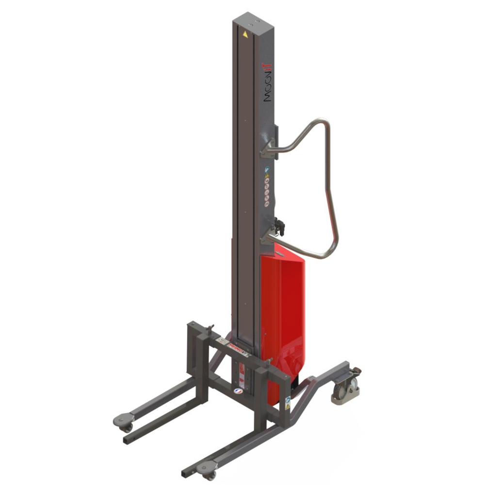Gerbeur Moovit à levée électrique avec fourches coulissantes - 80 kg - FIMM - 855000983