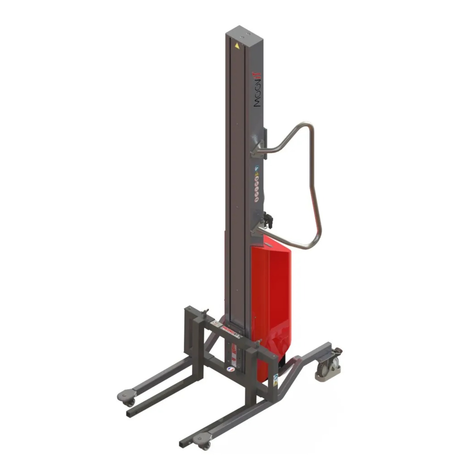 Gerbeur Moovit à levée électrique avec fourches coulissantes - 80 kg - FIMM - 855000983