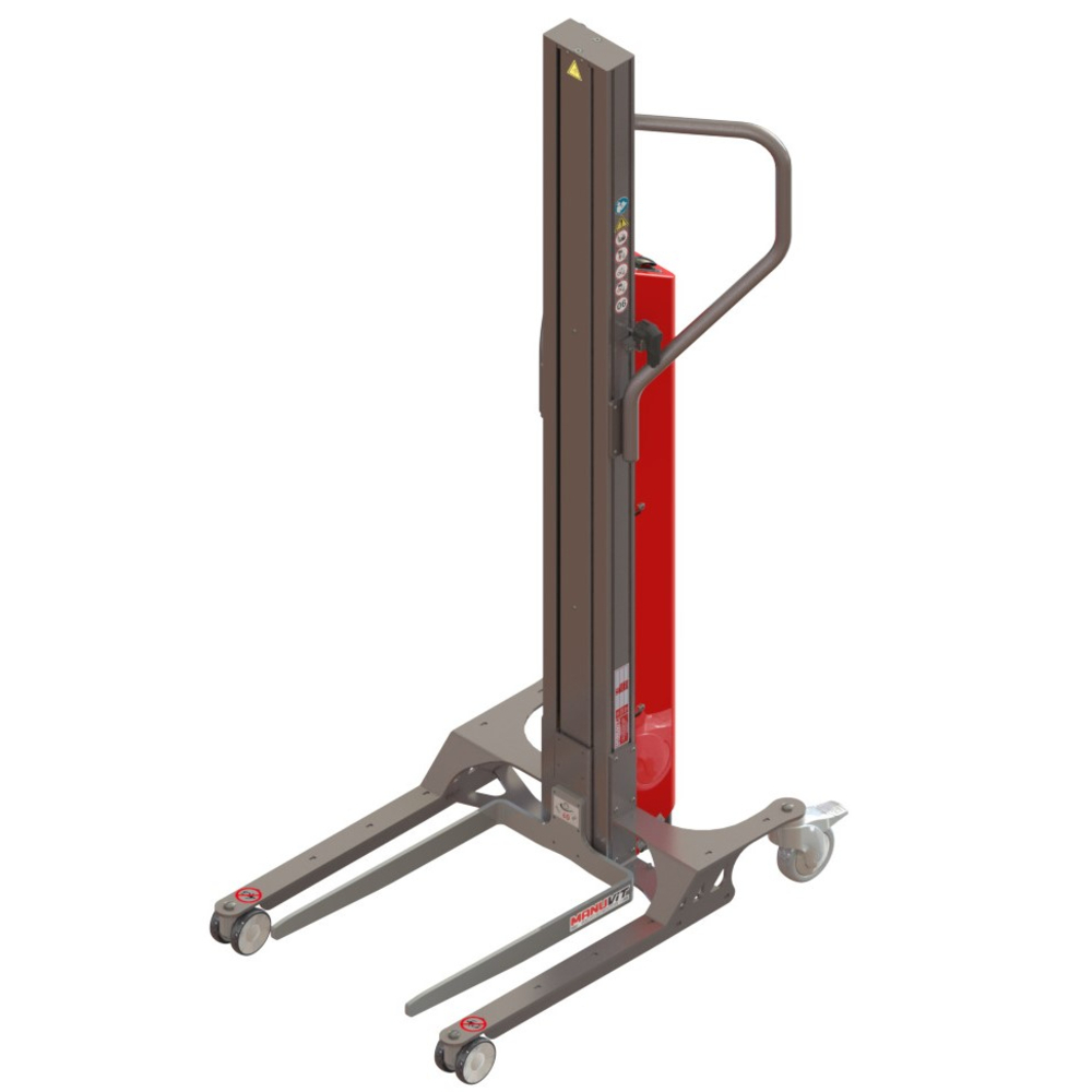 Gerbeur monomât Astair - levée 1200 mm avec accessoire fourches 60 kg - FIMM - 855000989