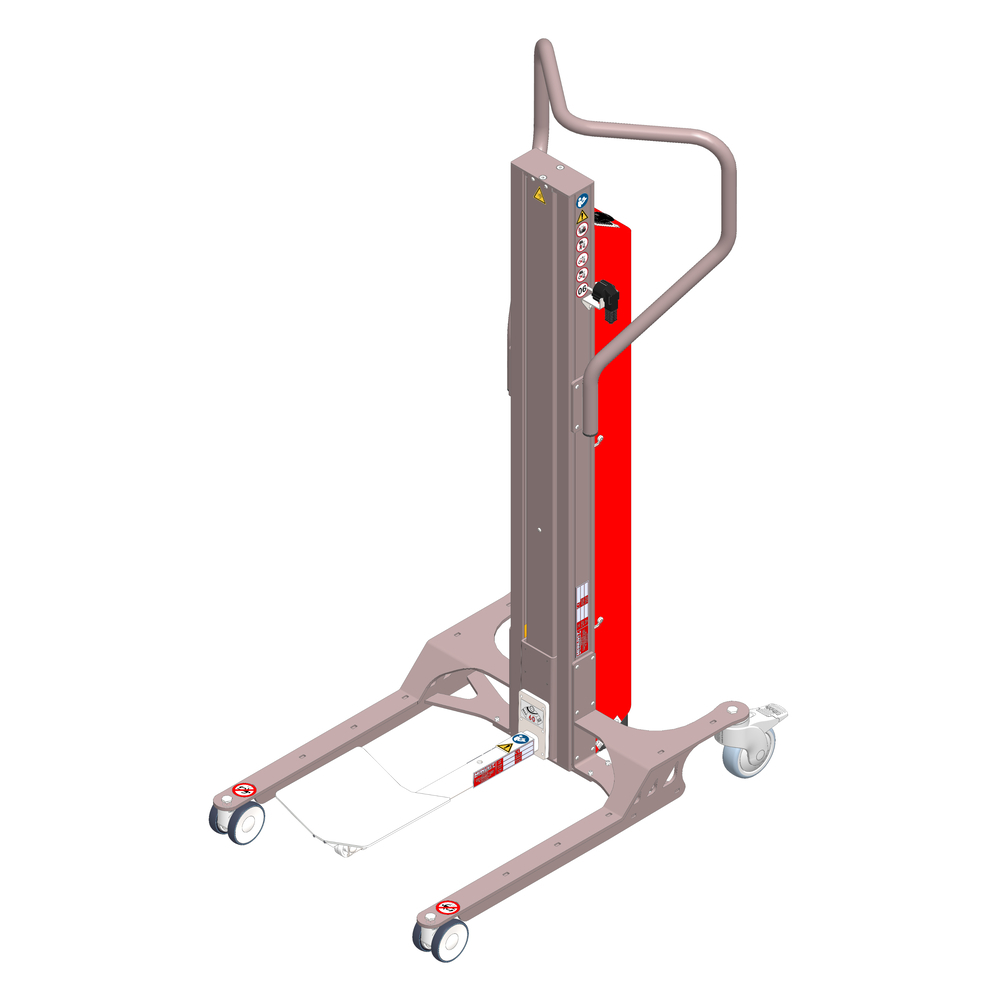 Gerbeur monomât Astair - levée 900 mm avec accessoire éperon à galet et plateau V 30 kg - FIMM - 855000995