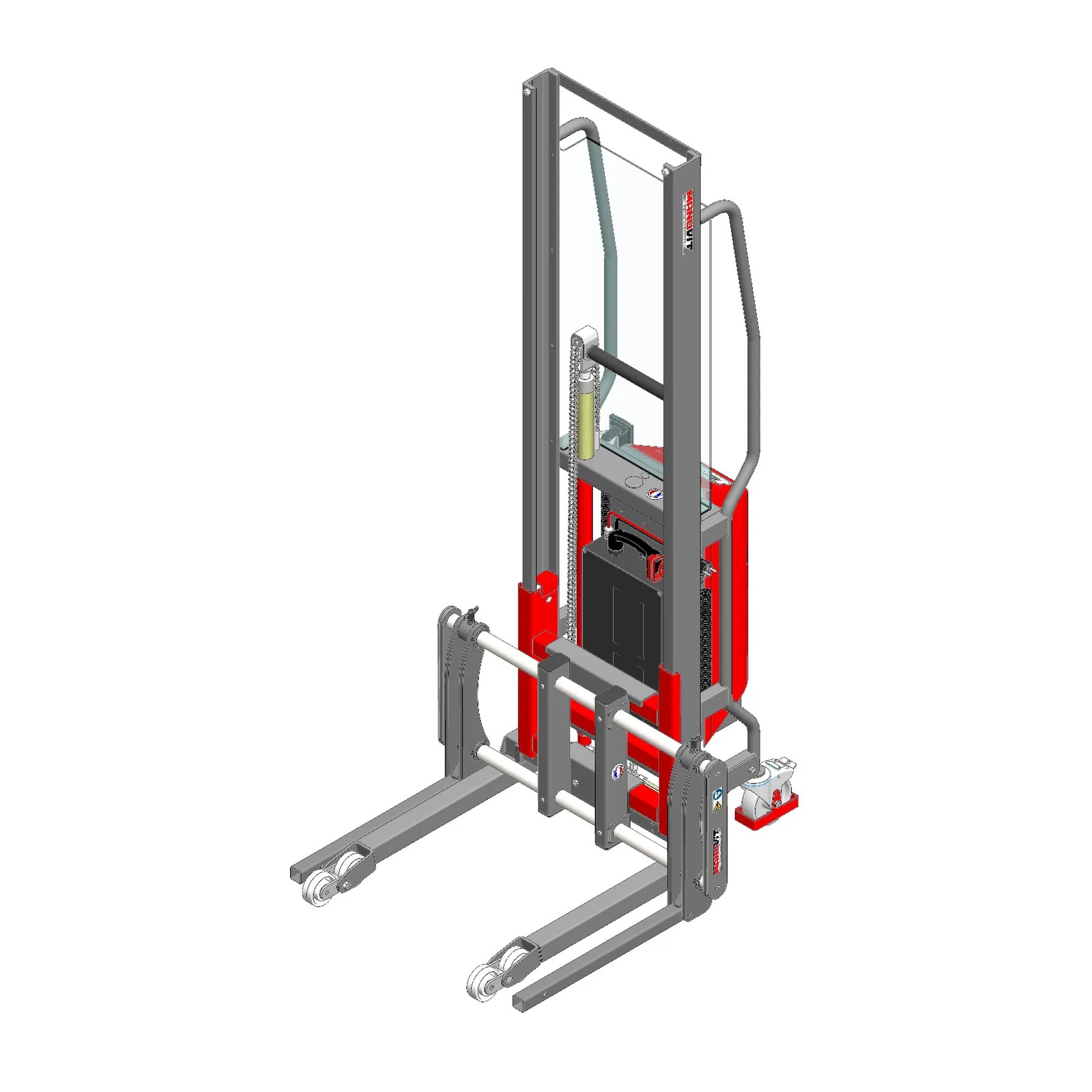 Gerbeur Levfix à levée électrique avec fourches coulissantes - 600 kg - FIMM - 855000999