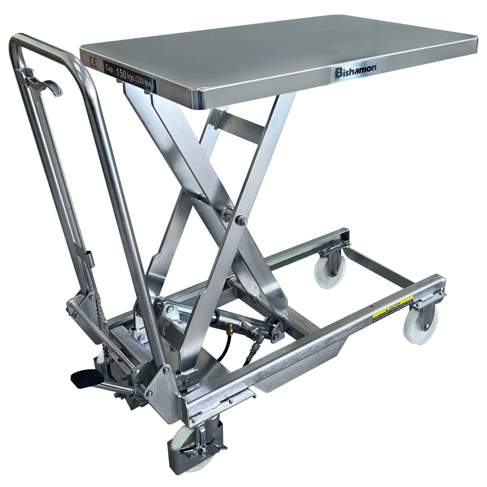 Table élévatrice Bishamon 150 kg simple ciseaux inox 304 FIMM - 855007645