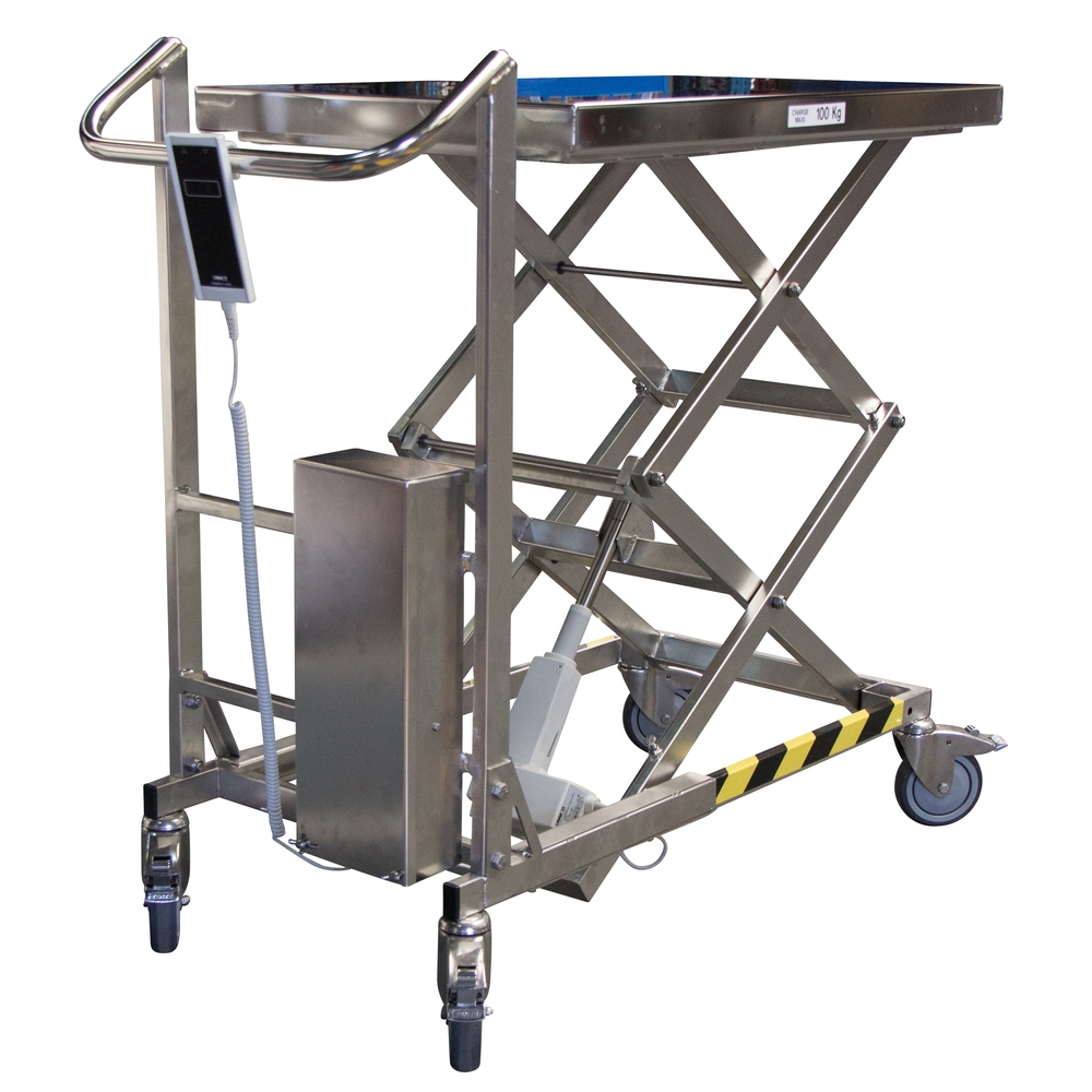 Table élévatrice électrique 100 kg triple ciseaux inox 304 FIMM - 855007651