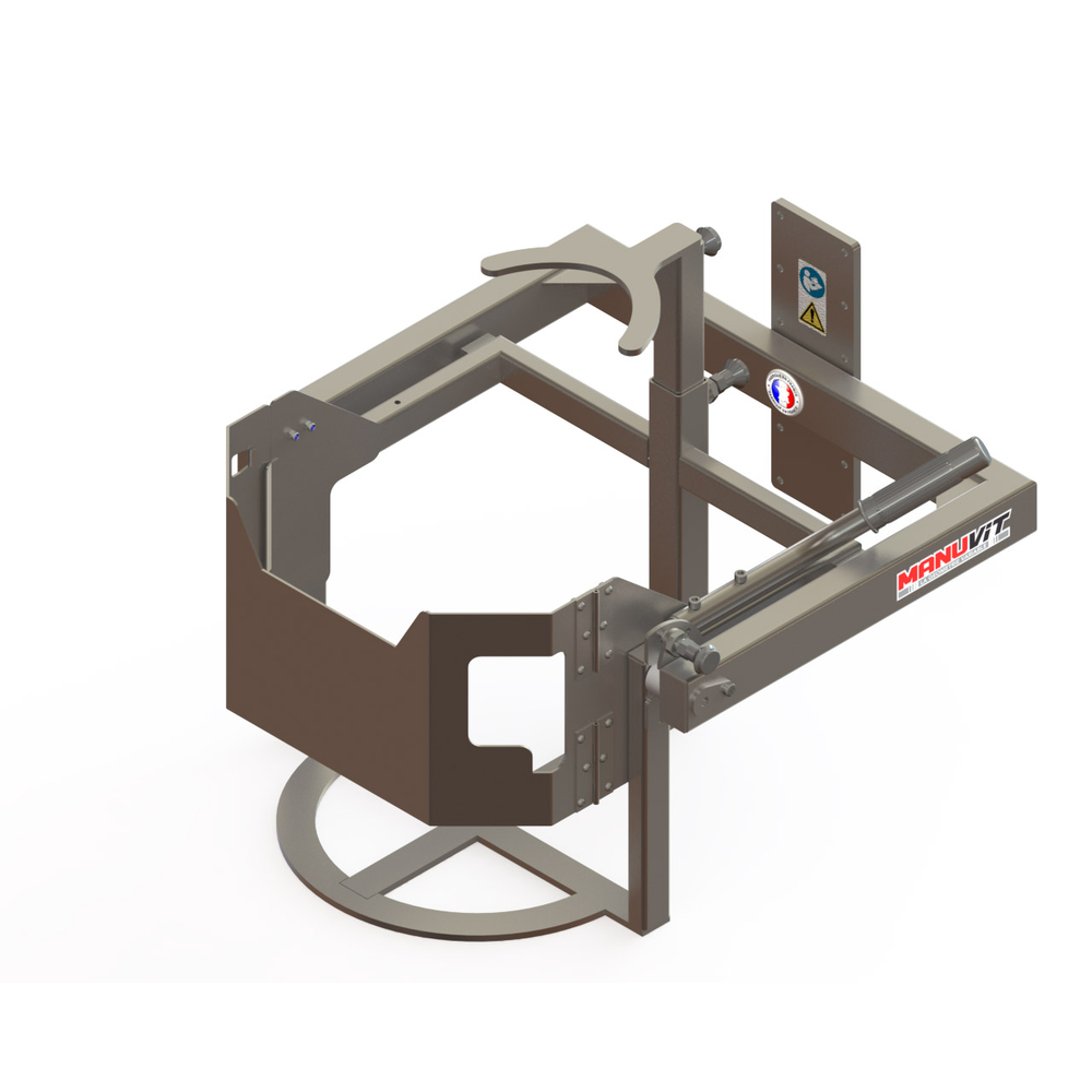 Retourneur de bidon 60 L acier pour gerbeurs monomât et 300kg FIMM - 855009592