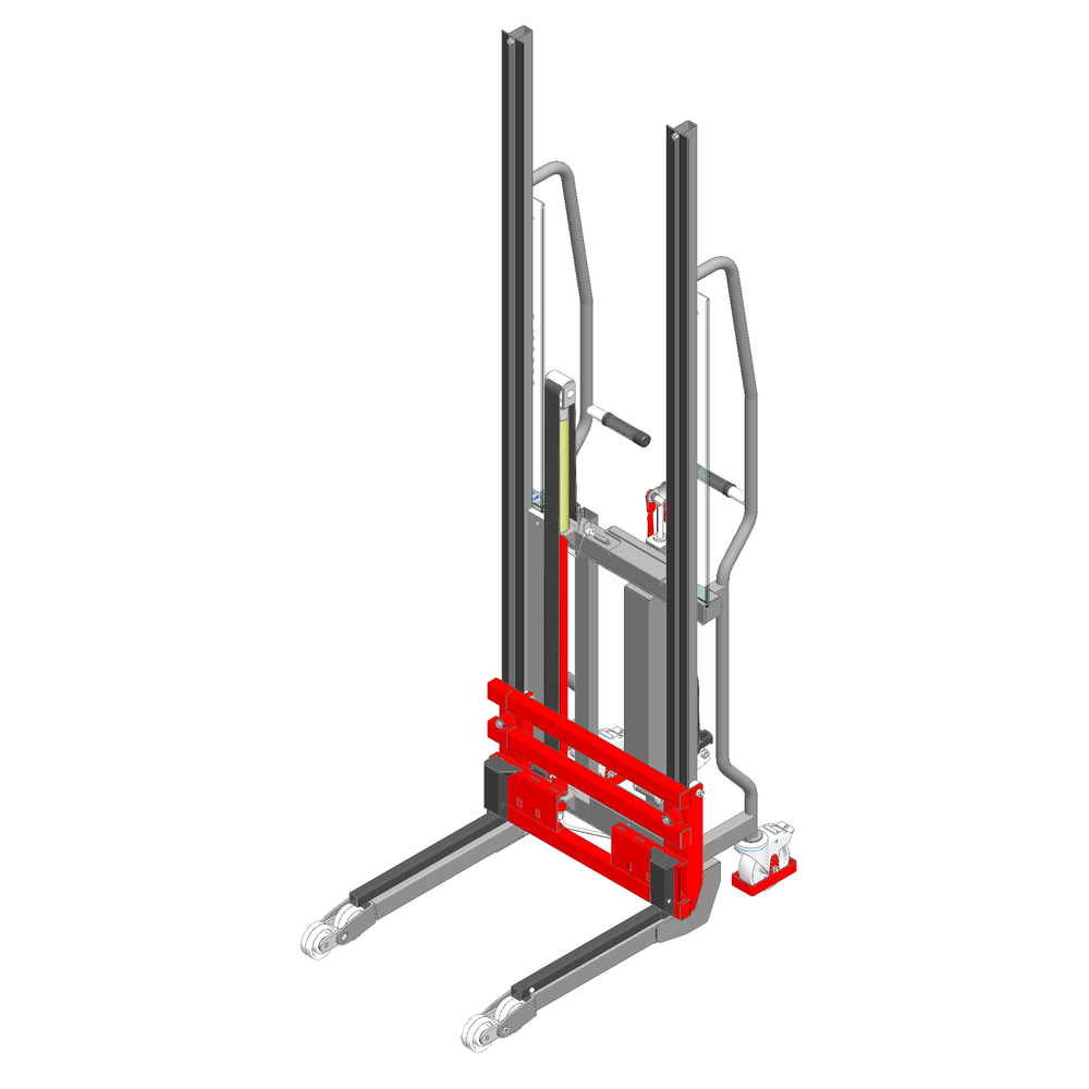Gerbeur Lev à levée manuelle avec fourches coulissantes 300 kg - FIMM - 855010513