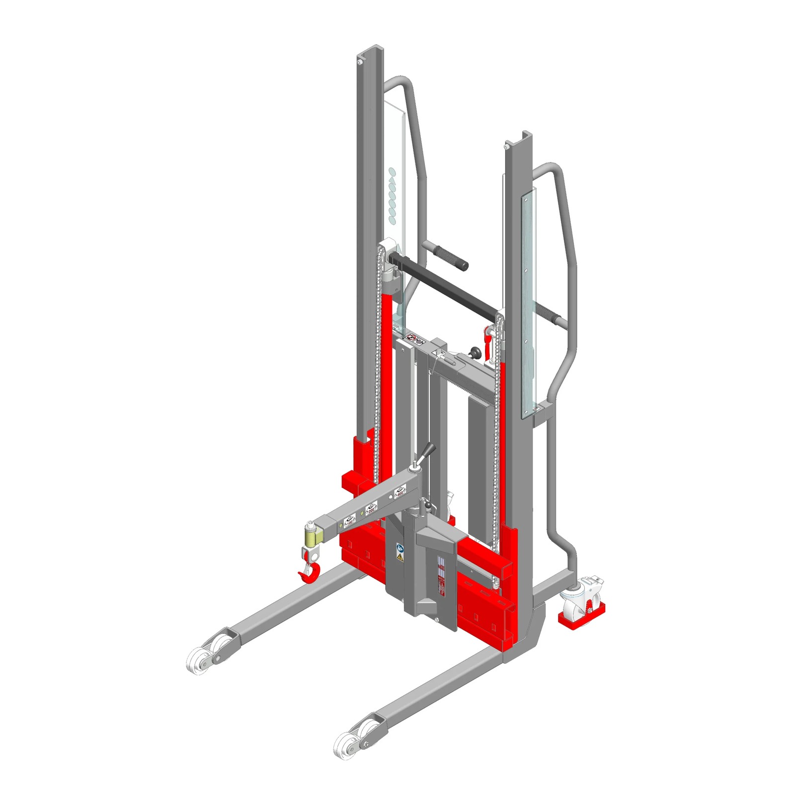 Gerbeur Lev à levée manuelle avec potence - 400 kg - FIMM - 855010518