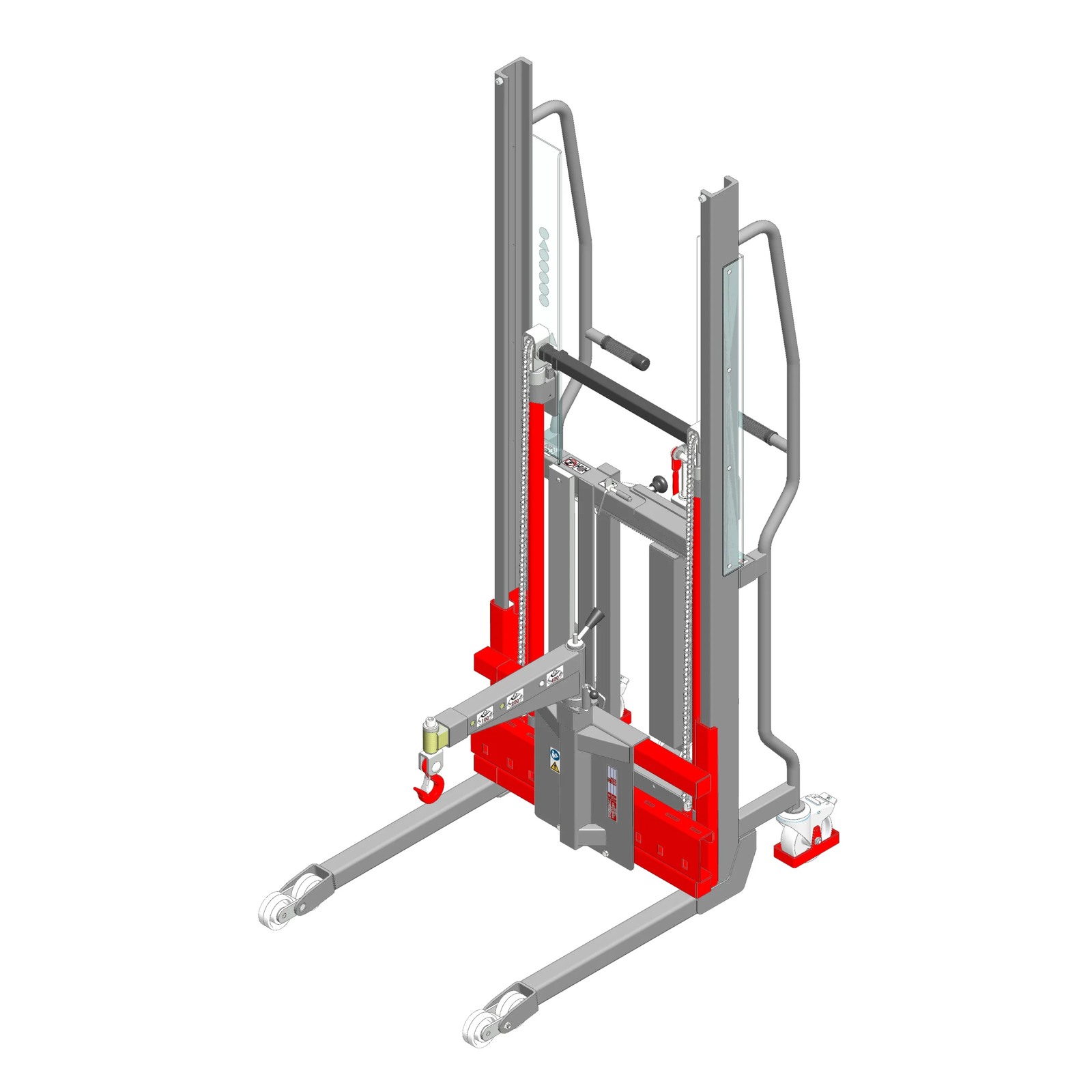 Gerbeur Lev à levée manuelle avec potence - 400 kg - FIMM - 855010519