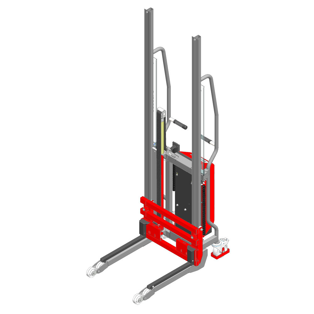 Gerbeur Lev à levée électrique avec fourches coulissantes - 300 kg - FIMM - 855010523