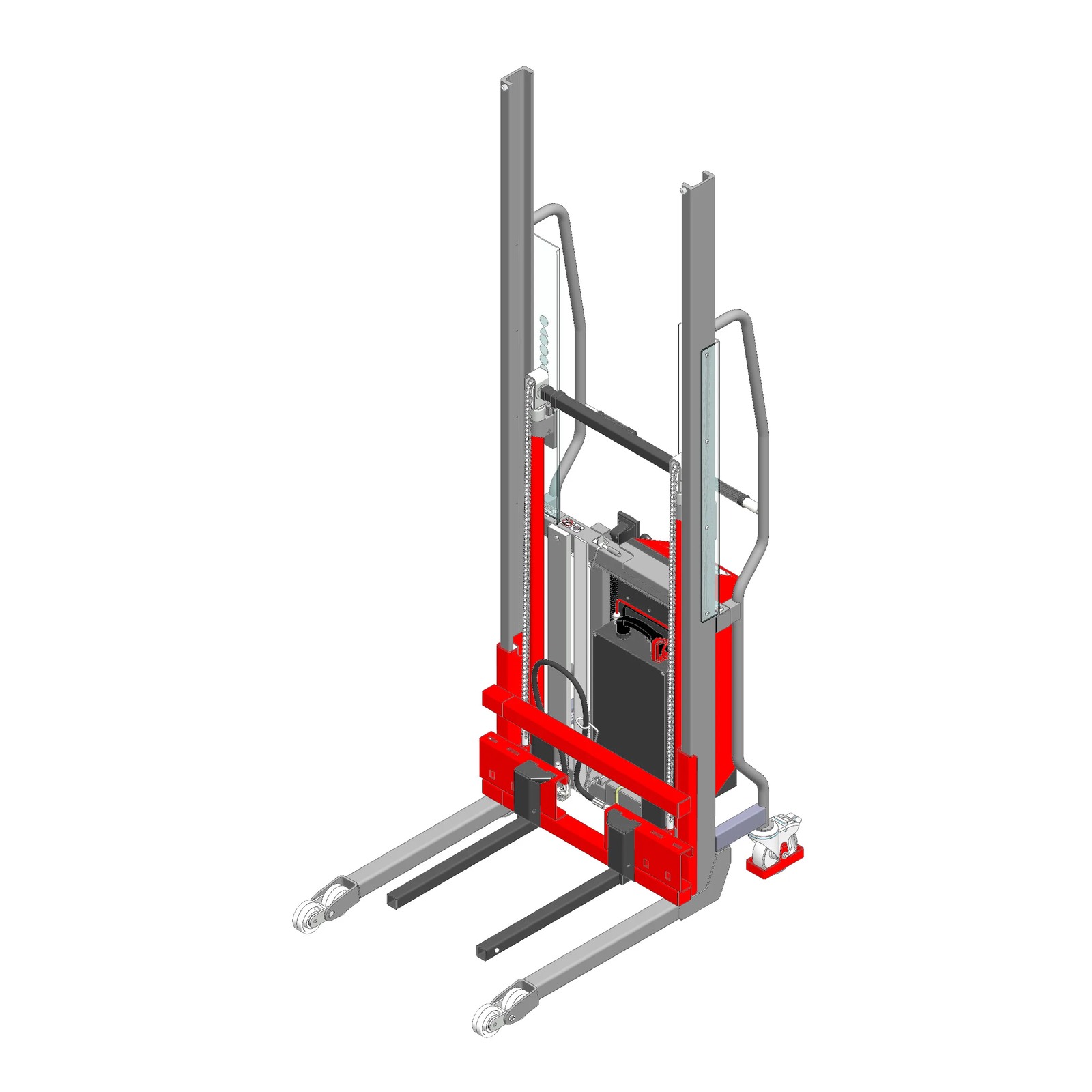 Gerbeur Lev à levée électrique avec fourches coulissantes - 600 kg - FIMM - 855010525