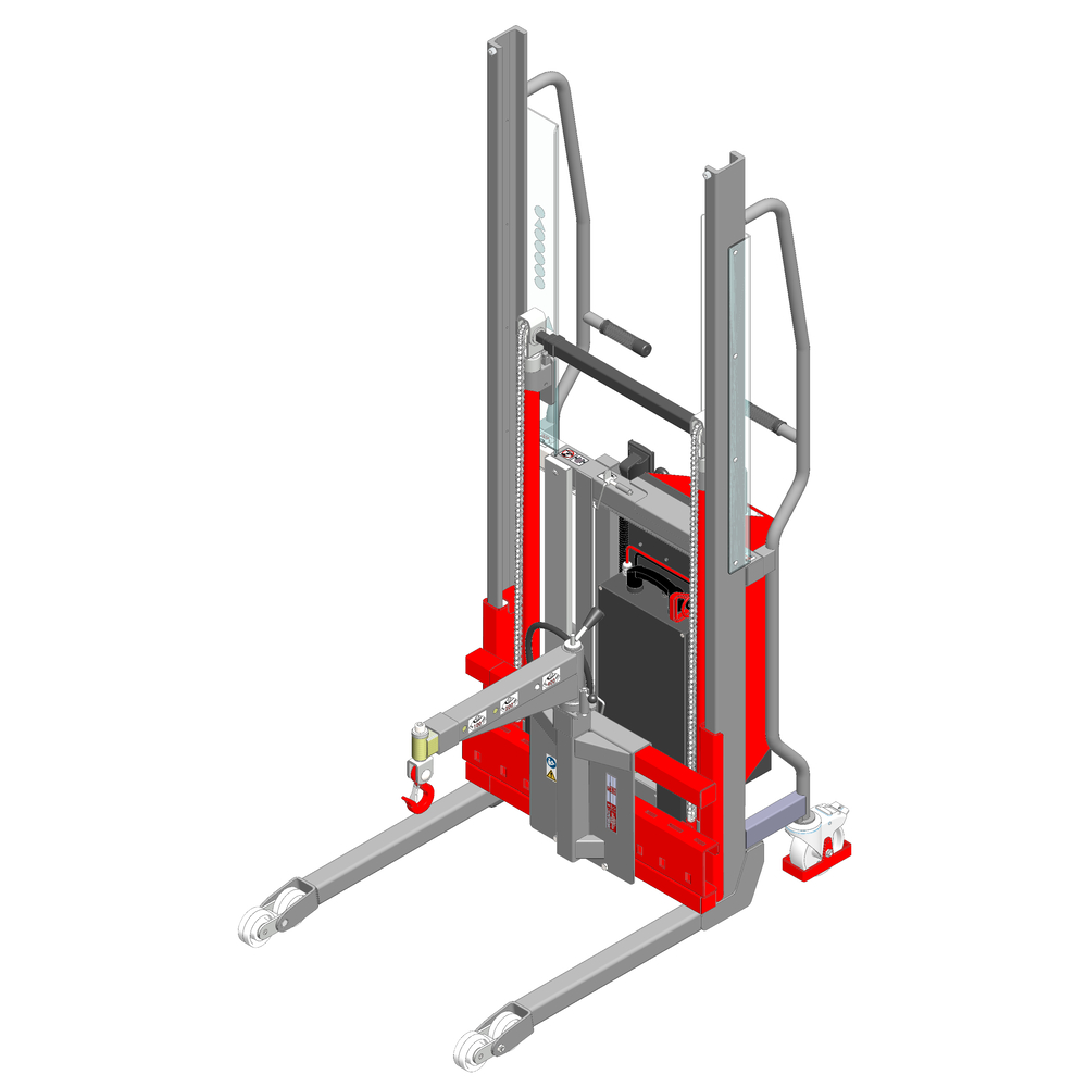 Gerbeur Lev à levée électrique avec potence - 400 kg - FIMM - 855010528