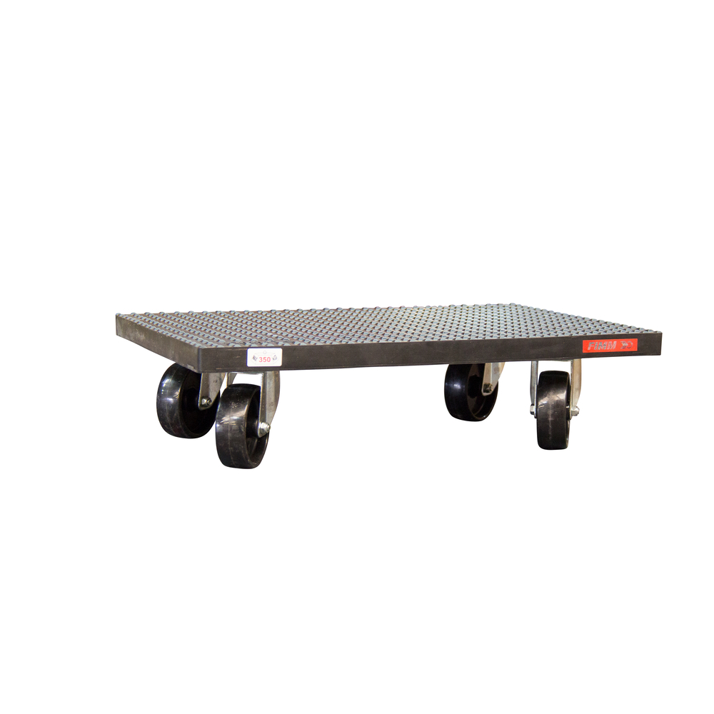 Plateau roulant 500 kg bis enrobé caoutchouc 600 x 400 mm FIMM - 860009538