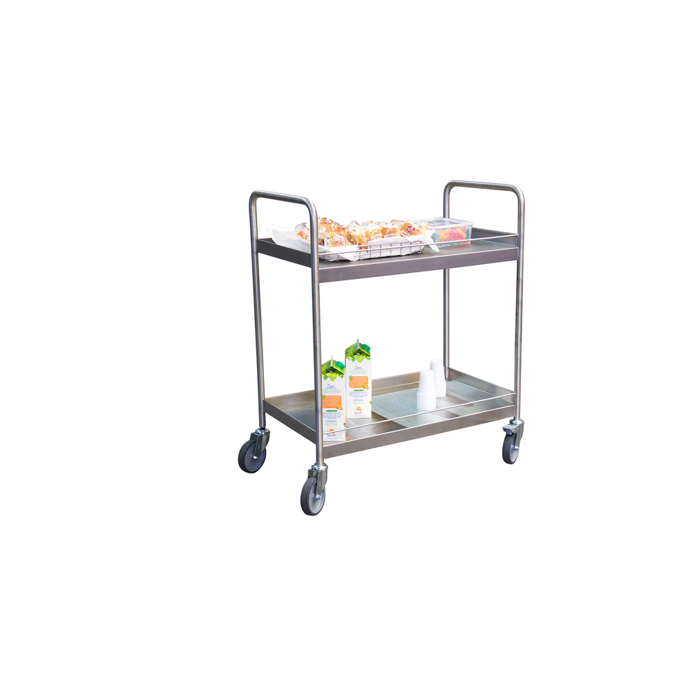 Servante 300 kg inox 304 L 2 plateaux 835x435 mm FIMM - 880000633