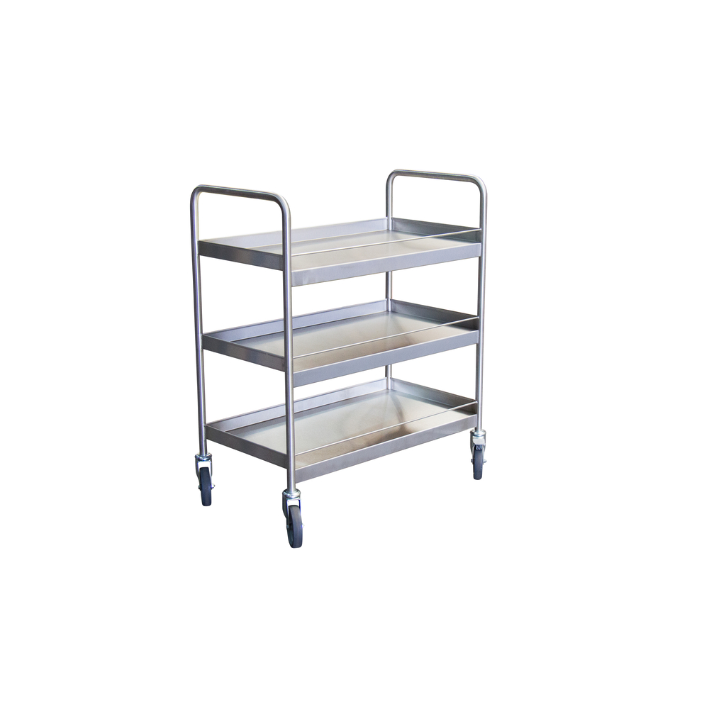 Servante 300 kg inox 304 L 3 plateaux 835x435 mm FIMM - 880000634