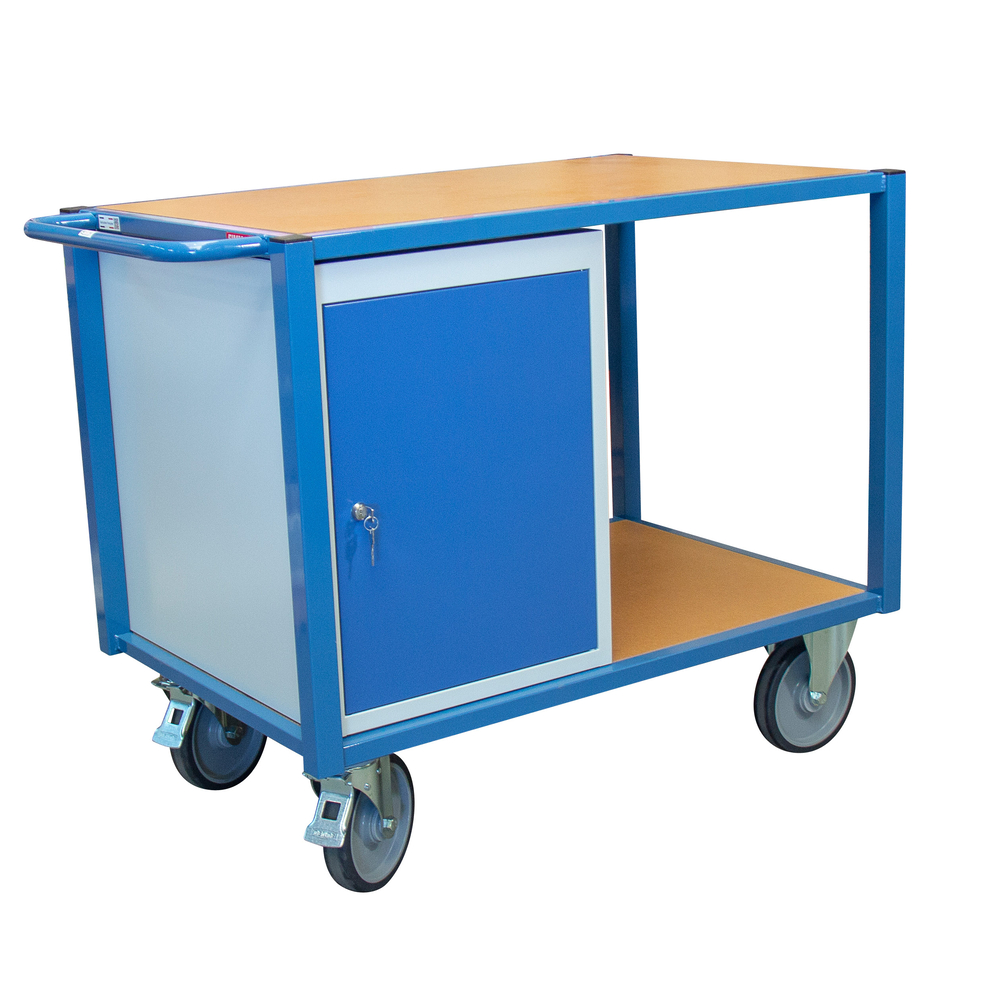 Servante 500 kg 2 plateaux 1060x680 mm 1 bloc porte FIMM - 880002992