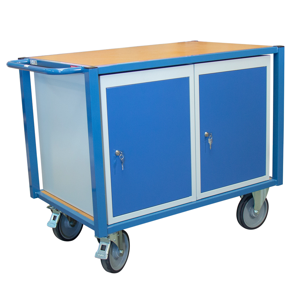 Servante 500 kg 2 plateaux 1060x680 mm 2 blocs porte FIMM - 880002994