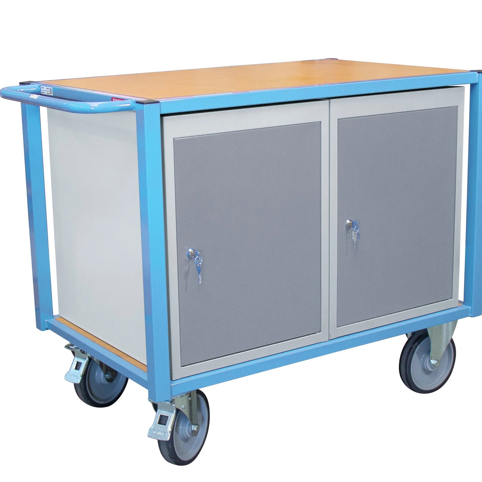 Servante 500 kg 2 plateaux 1060x680 mm 2 blocs porte FIMM - 880002994