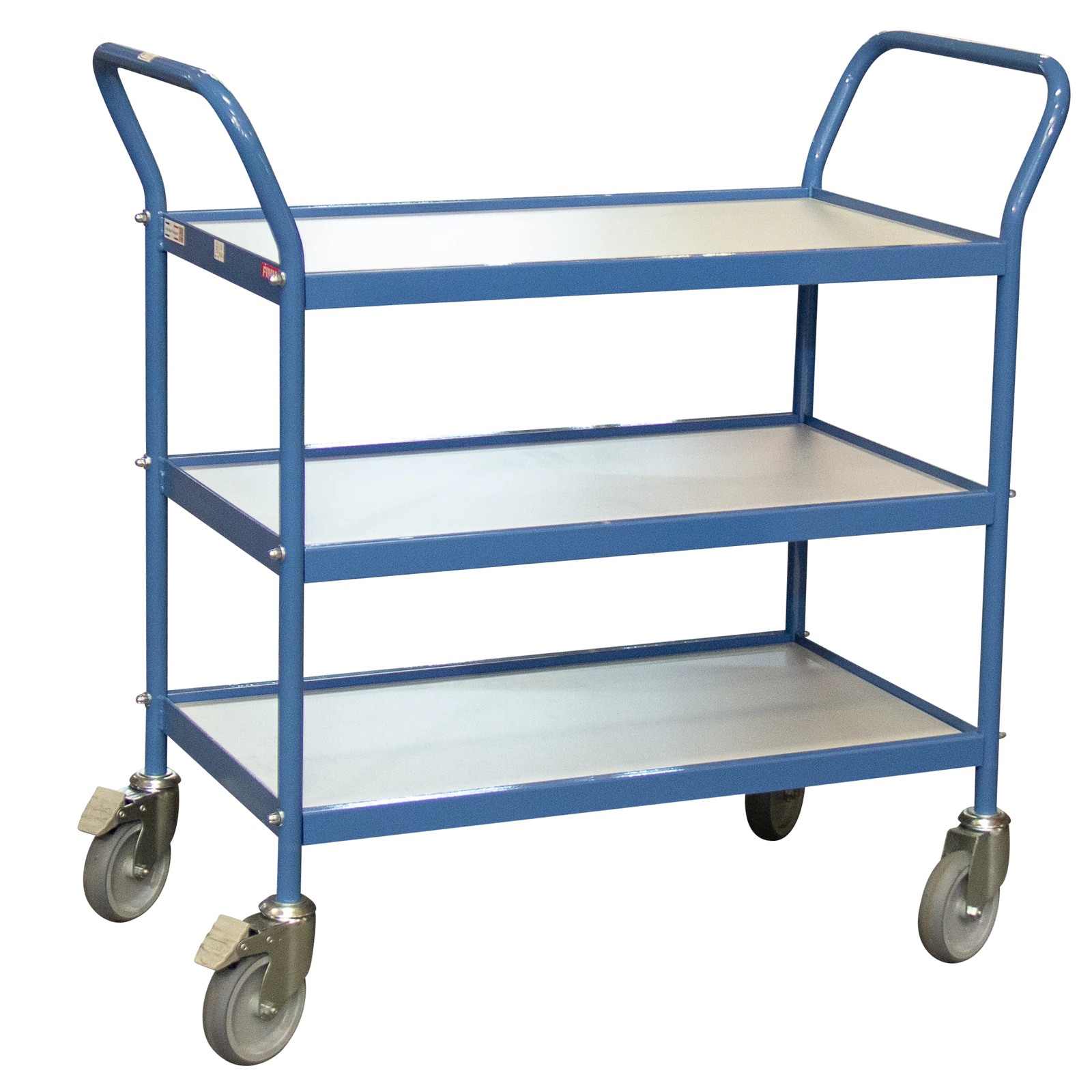 Servante 150 kg 3 plateaux 780x420 mm mélaminé gris FIMM - 880006039