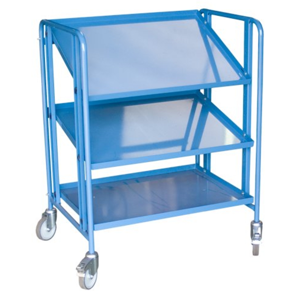 Servante plateau inclinable 3 plateaux tôle 800 x 600 mm FIMM - 880006437