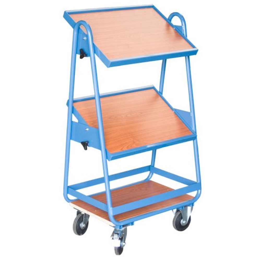 Servante plateau inclinable 3 plateaux bois 600 x 400 mm FIMM - 880006498