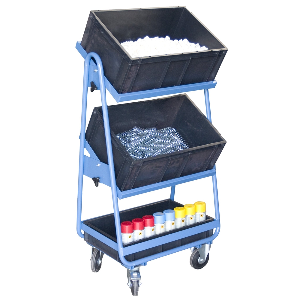 Servante plateau inclinable avec 3 bacs 600 x 400 mm FIMM - 880006500