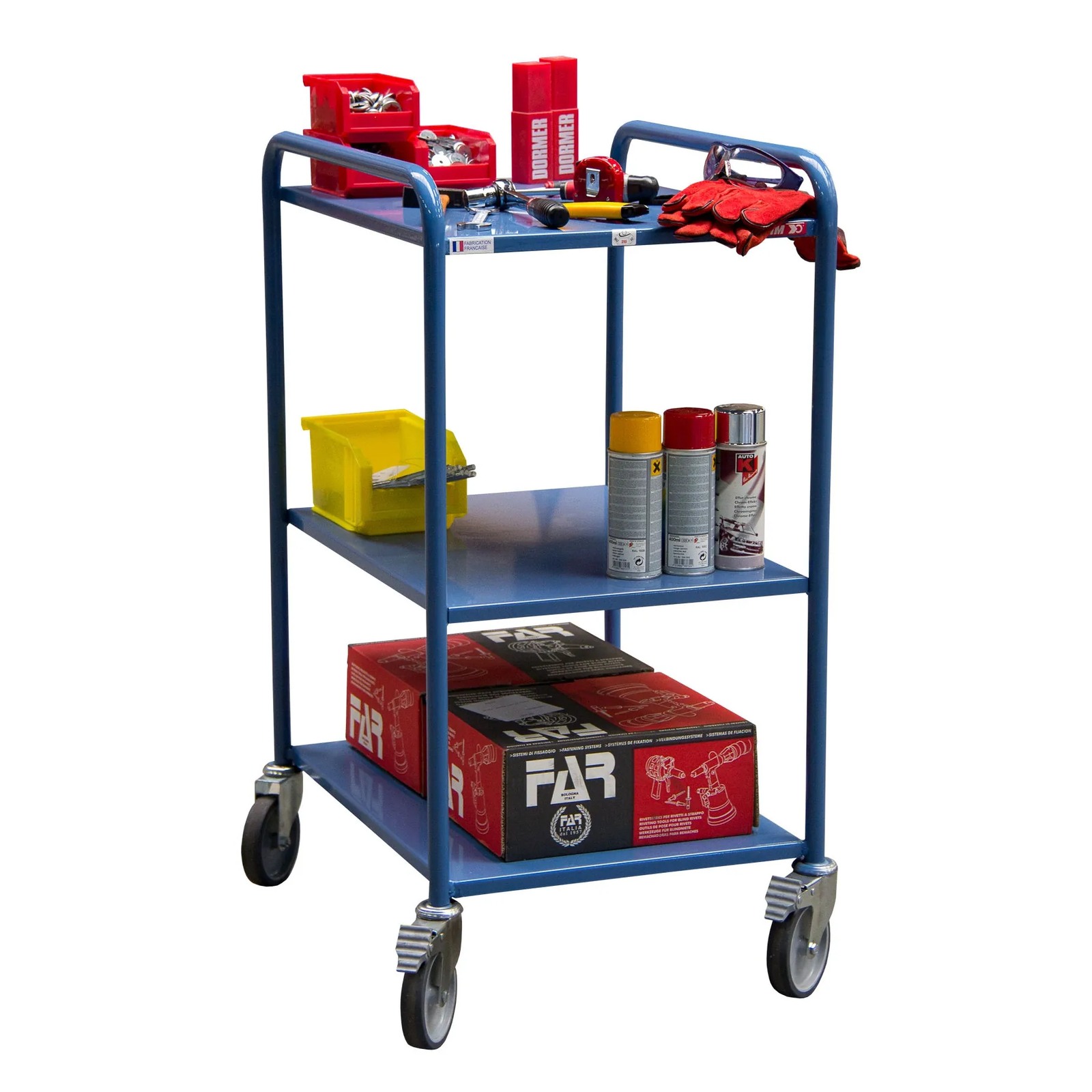 SERVANTES D'ATELIER MOBILES FIMM 250 KG / 3 PLATEAUX- 880008444
