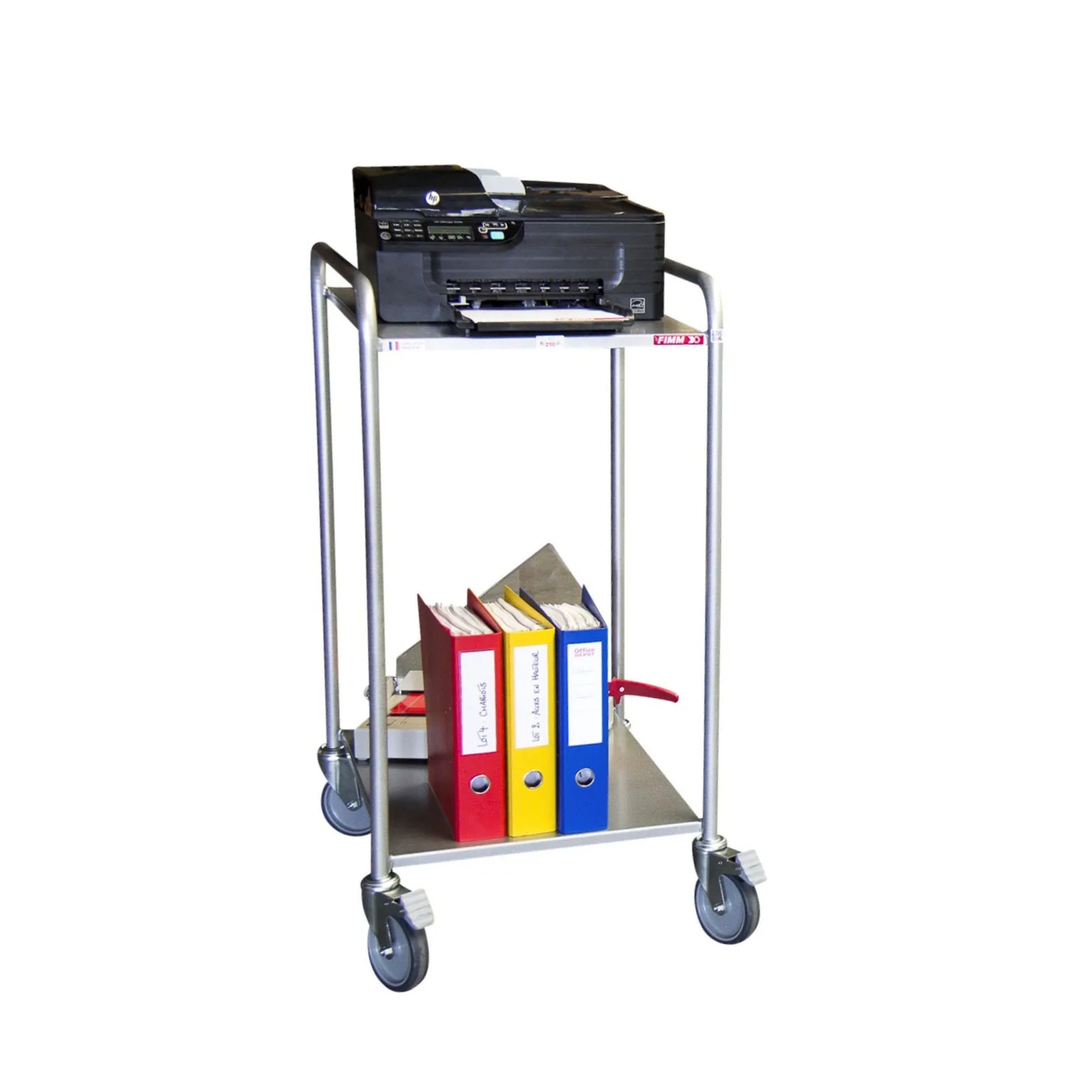 Desserte 250 kg 2 plateaux 635x470 mm tôle FIMM - 880009542
