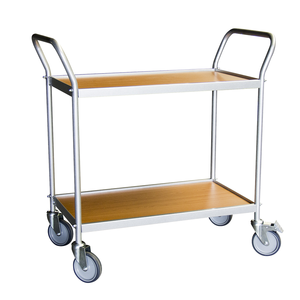 Servante 150 kg 2 plateaux 780x420 mm mélaminé FIMM - 880009544