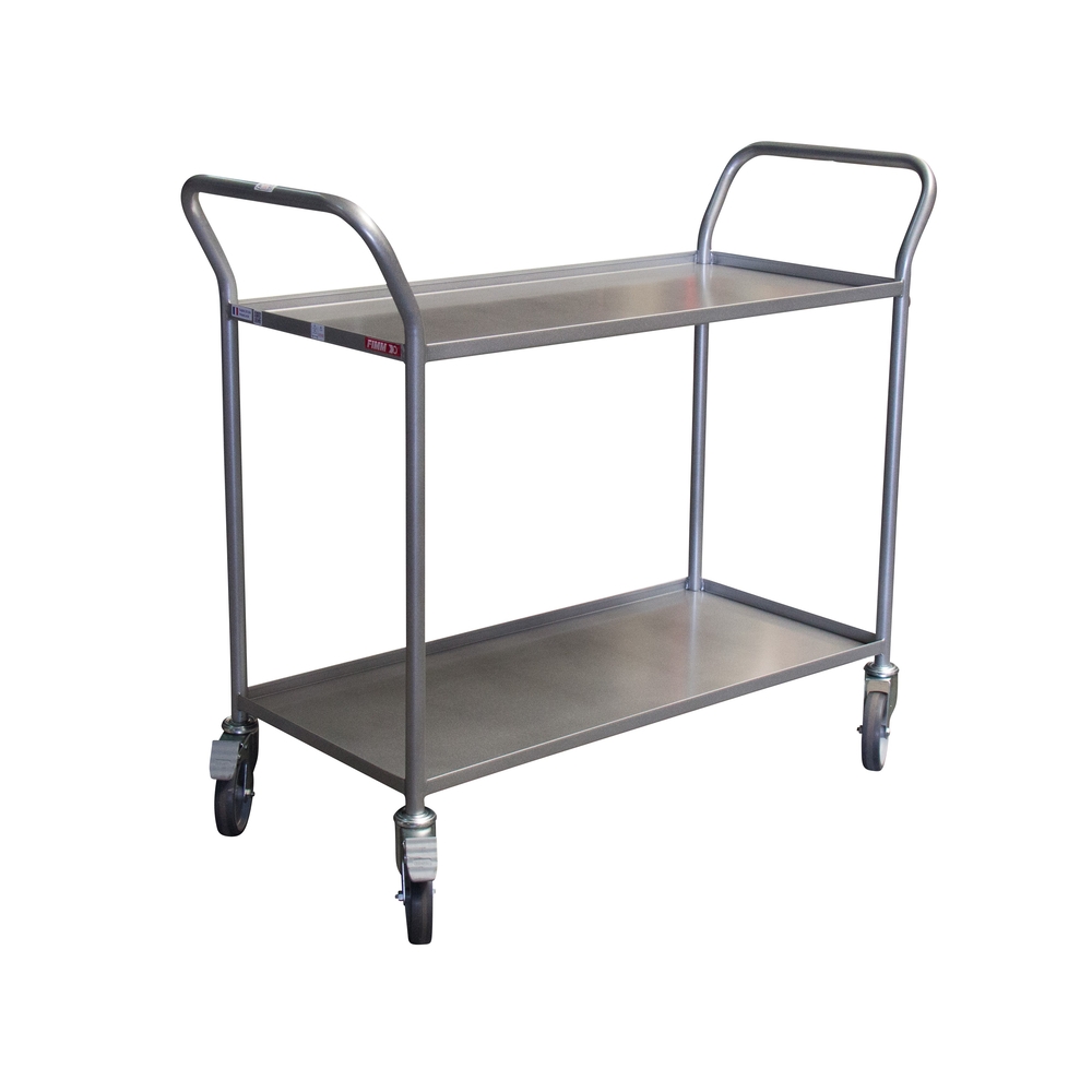 Desserte 200 kg 2 plateaux 935x435 mm tôle FIMM - 880009546