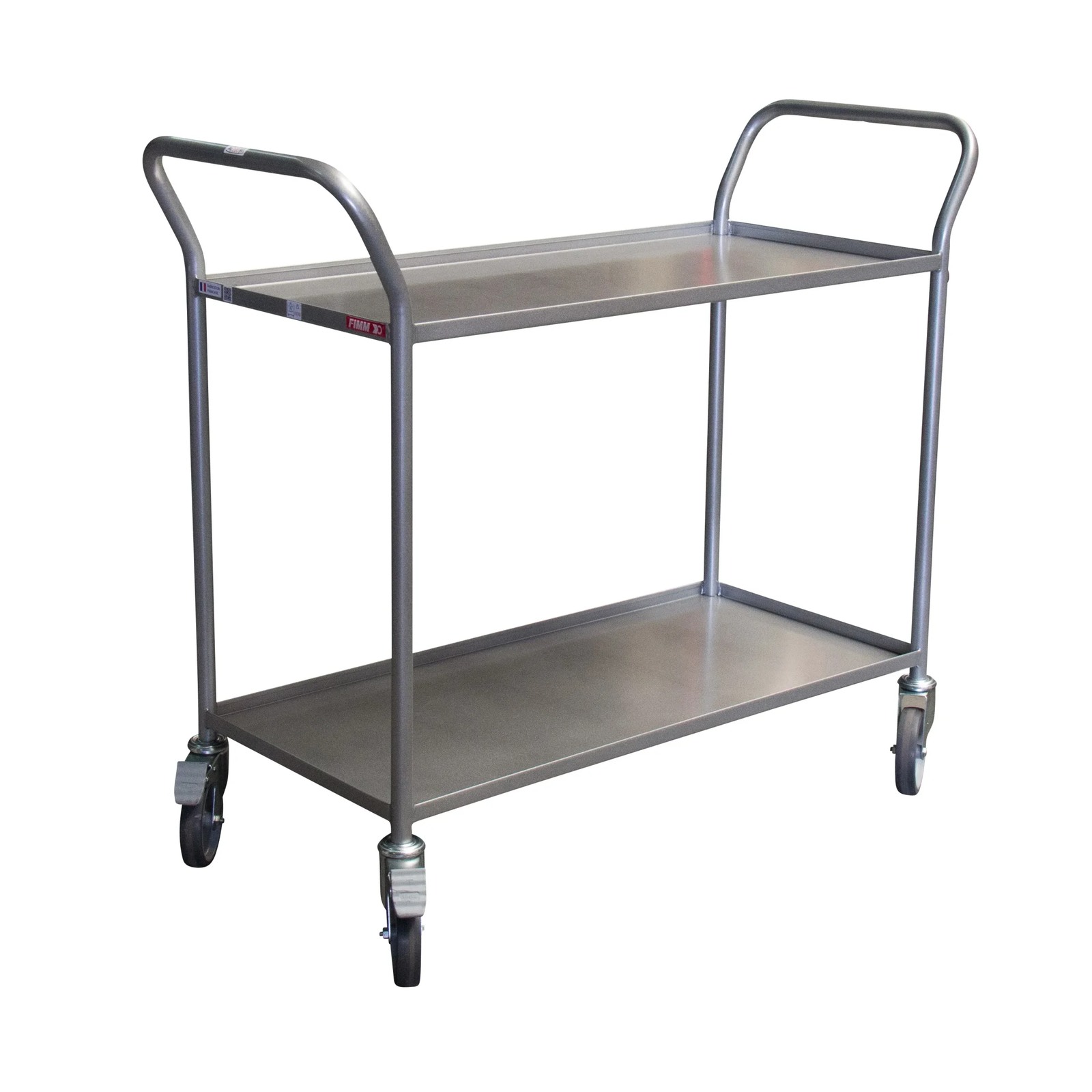 Desserte 200 kg 2 plateaux 935x435 mm tôle FIMM - 880009546