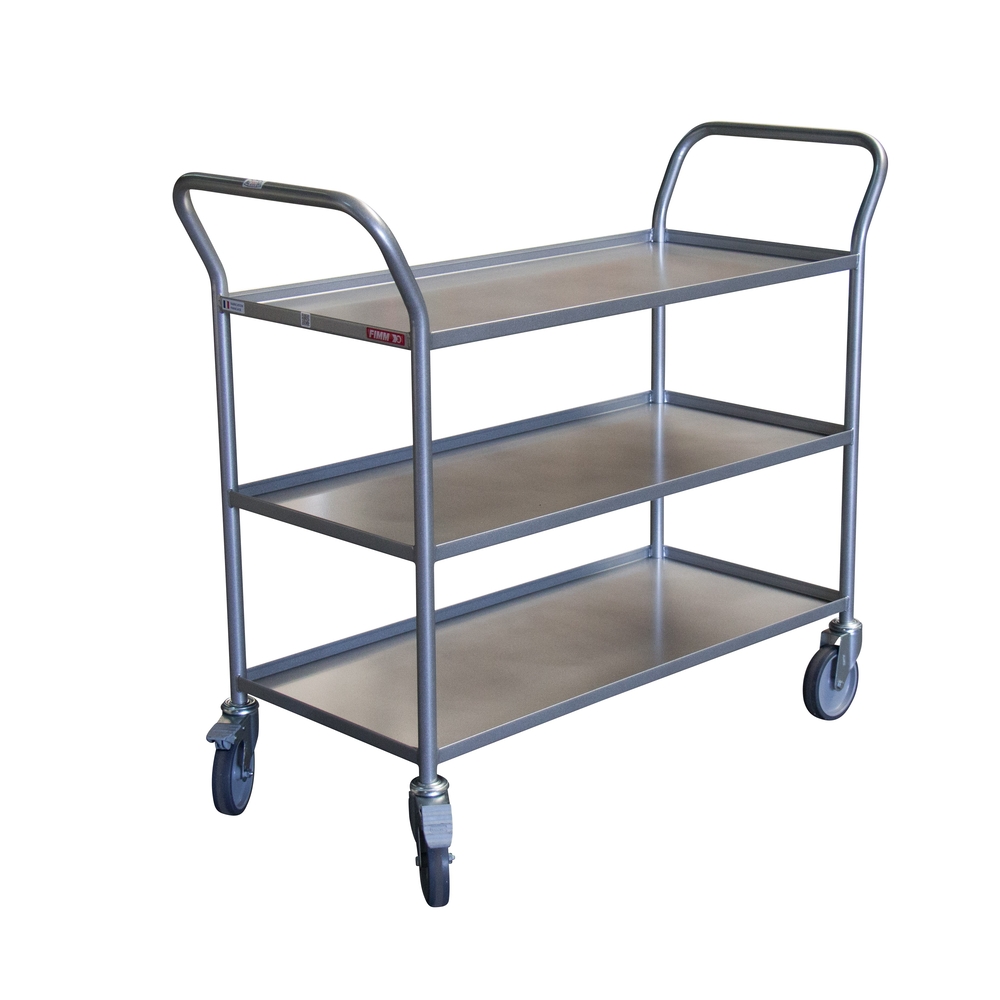 Desserte 200 kg 3 plateaux 935x435 mm tôle FIMM - 880009547