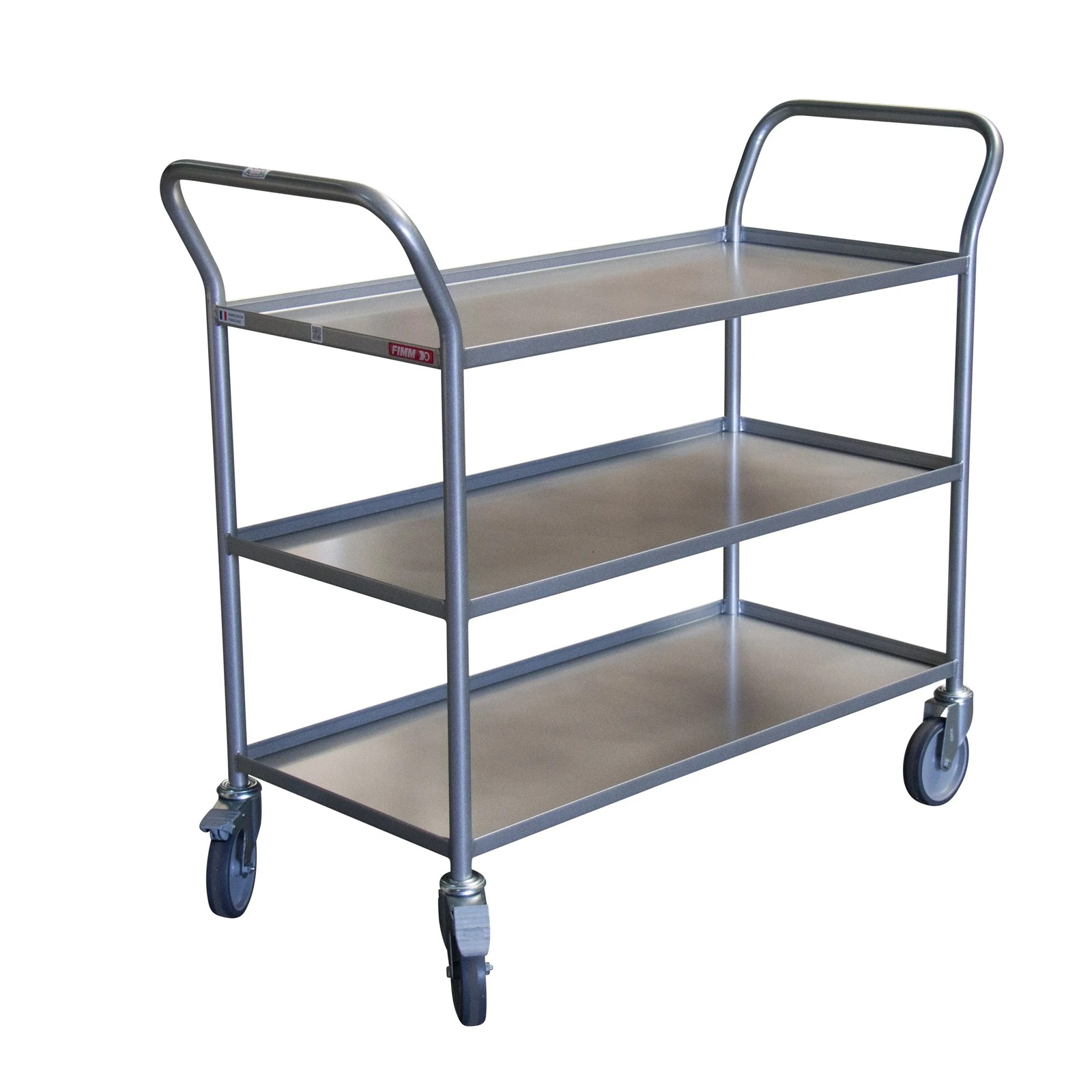 Desserte 200 kg 3 plateaux 935x435 mm tôle FIMM - 880009547