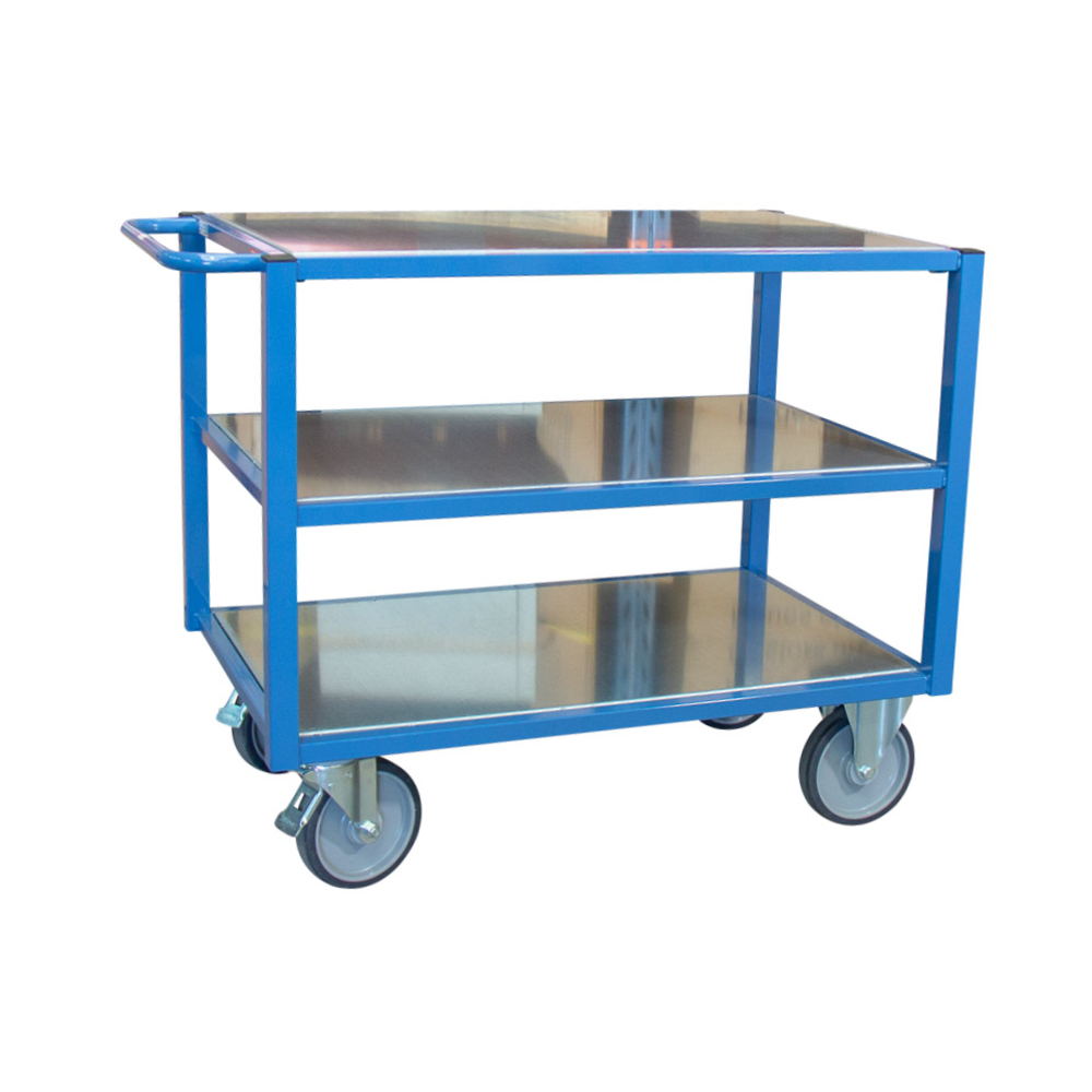 Servante 500 kg 3 plateaux tôle 1060x680 mm FIMM - 880010420