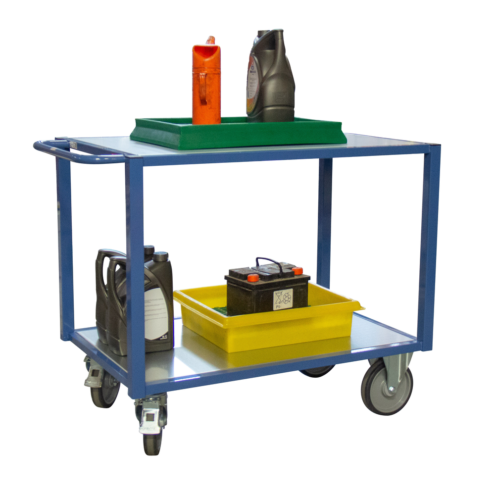 Servante 500 kg 2 plateaux tôle 1300x800 mm FIMM - 880010421