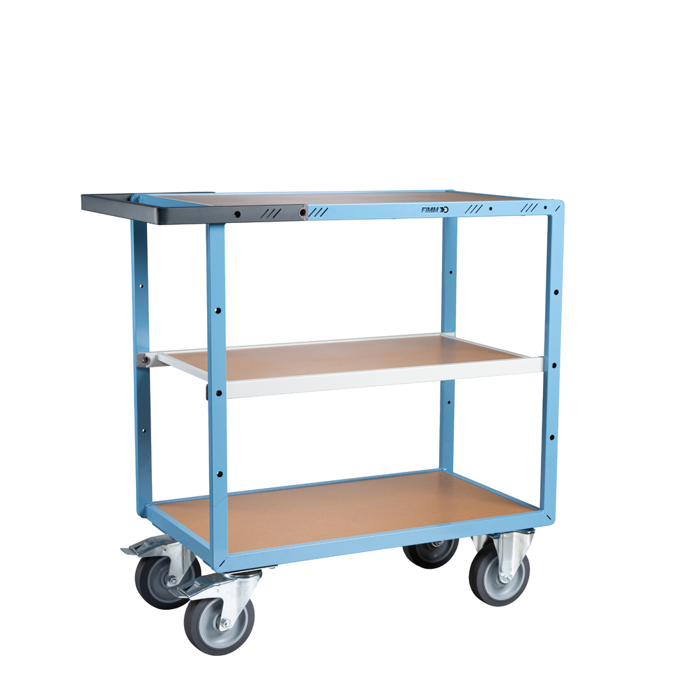 Servante mécano-soudée 3 plateaux 850x500 m 400 kg - FIMM - 880701242