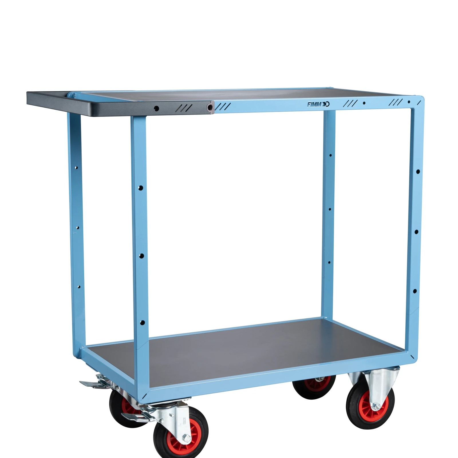 Servante mécano-soudée 2 plateaux 850x500 mm 400 kg - FIMM - 880701331
