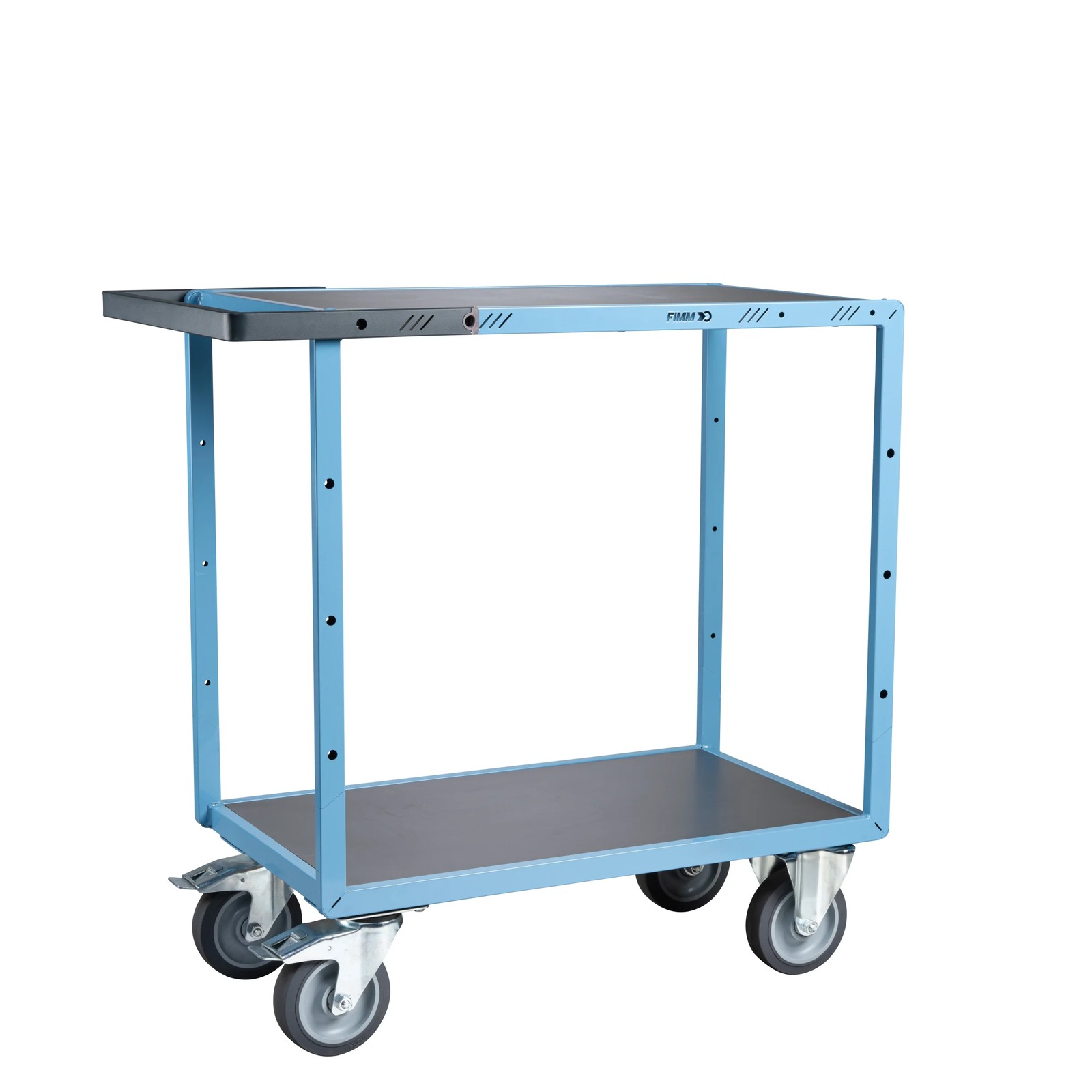 Servante mécano-soudée 2 plateaux 850x500 mm 400 kg - FIMM - 880701341