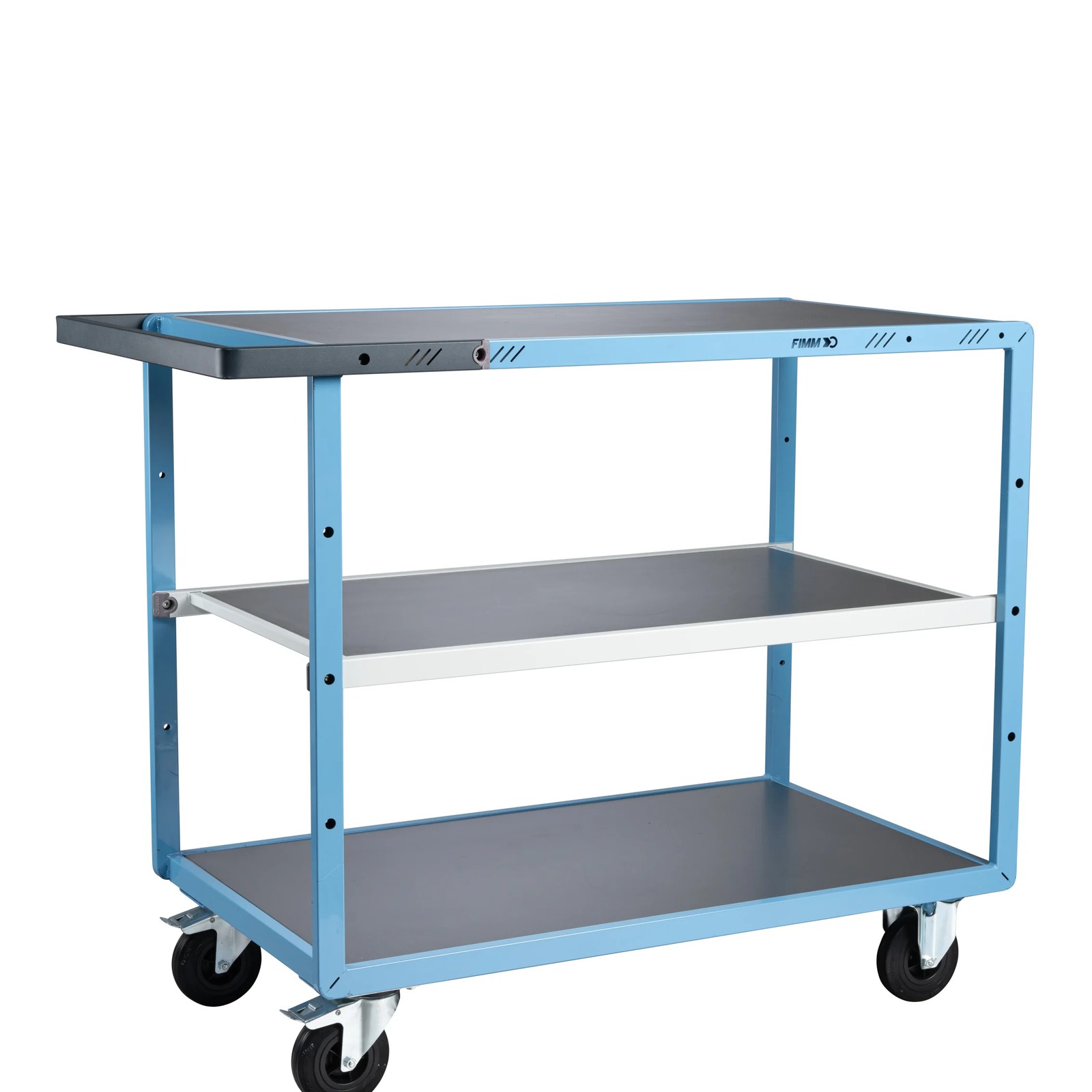 Servante mécano-soudée 3 plateaux 1000x600 mm 250 kg - FIMM - 880702312