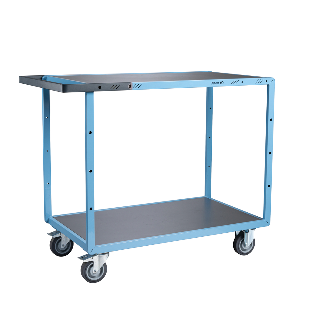 Servante mécano-soudée 2 plateaux 1000x600 mm 250 kg - FIMM - 880702321