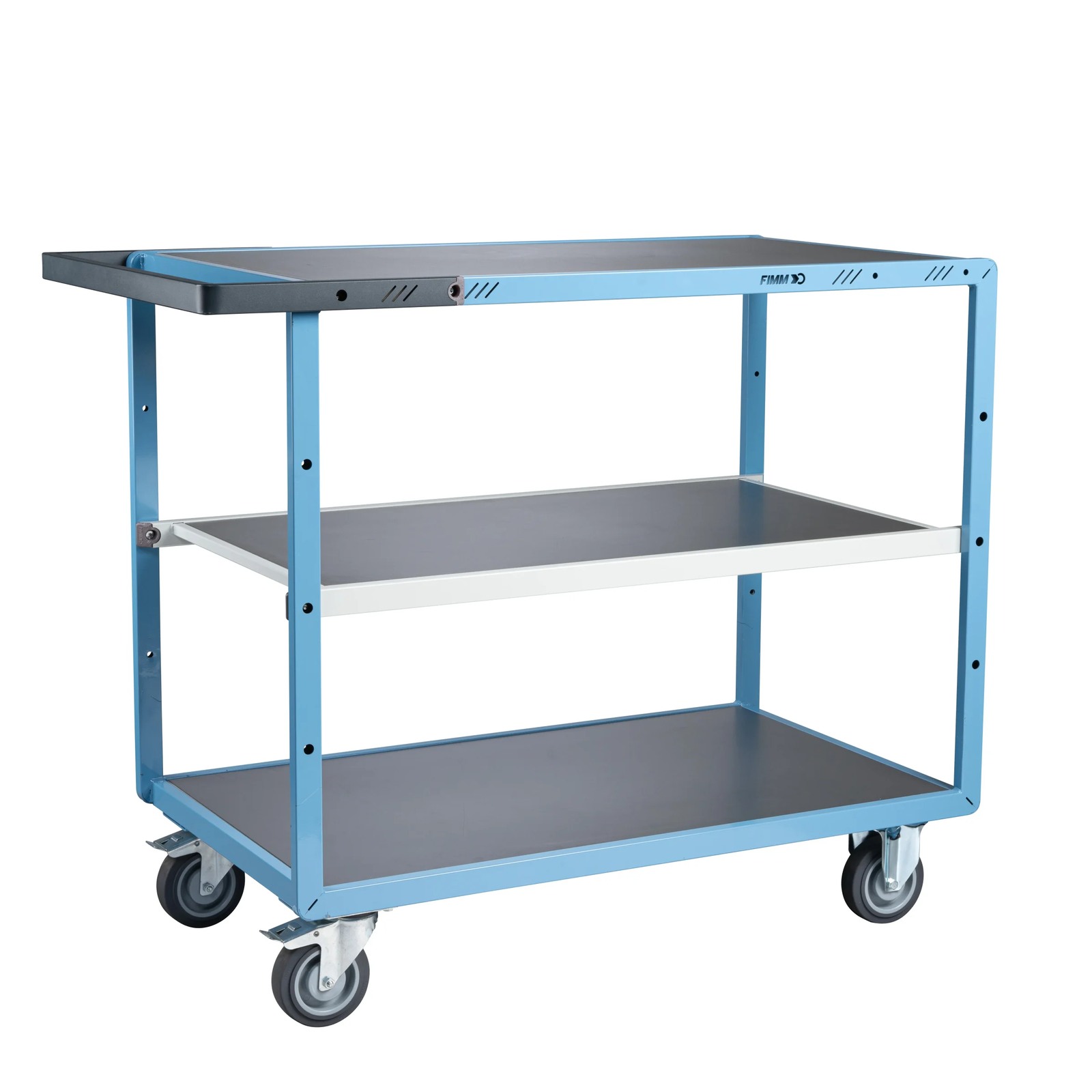 Servante mécano-soudée 3 plateaux 1000x600 mm 250 kg - FIMM - 880702322